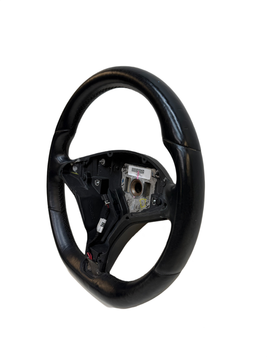 2012-2020 Tesla Model X Driver Steering Wheel Black Assembly OEM 1036774-00-C
