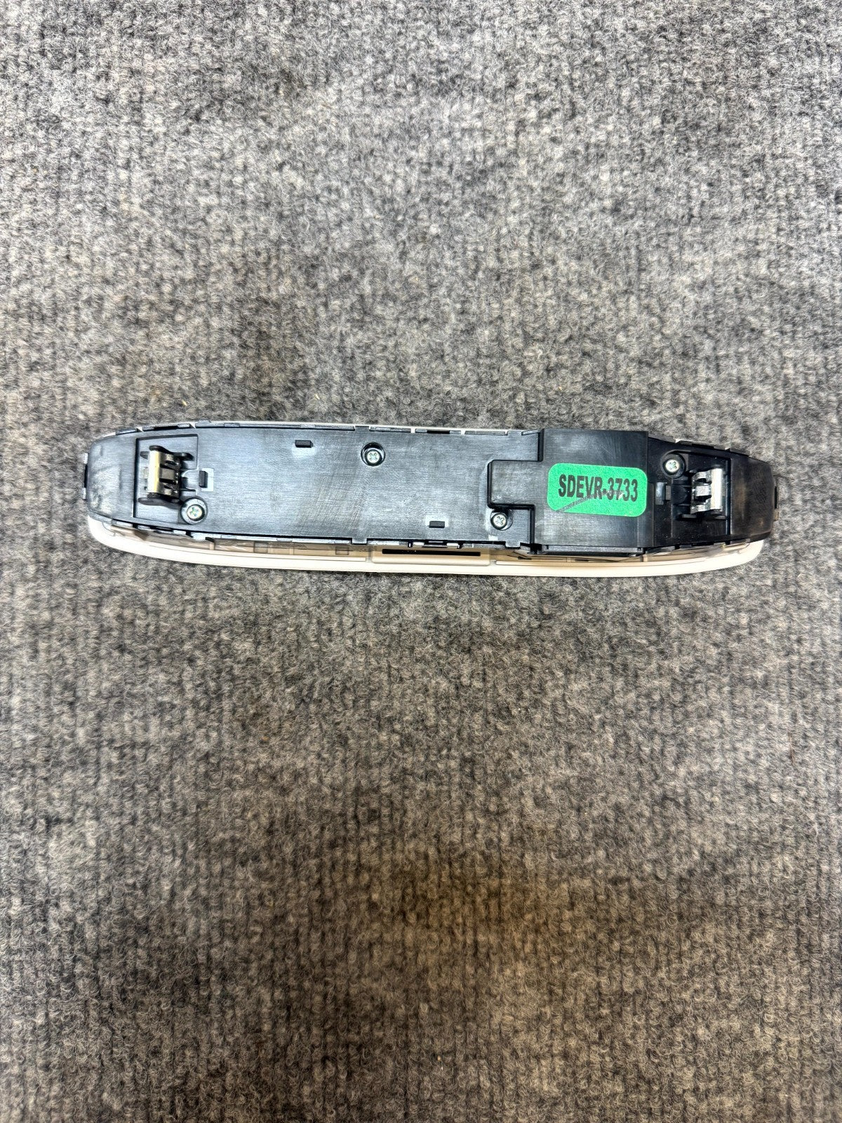 2017-2023 TESLA MODEL 3 FRONT DOME OVERHEAD LIGHT HAZARD SWITCH OEM, 109257300K