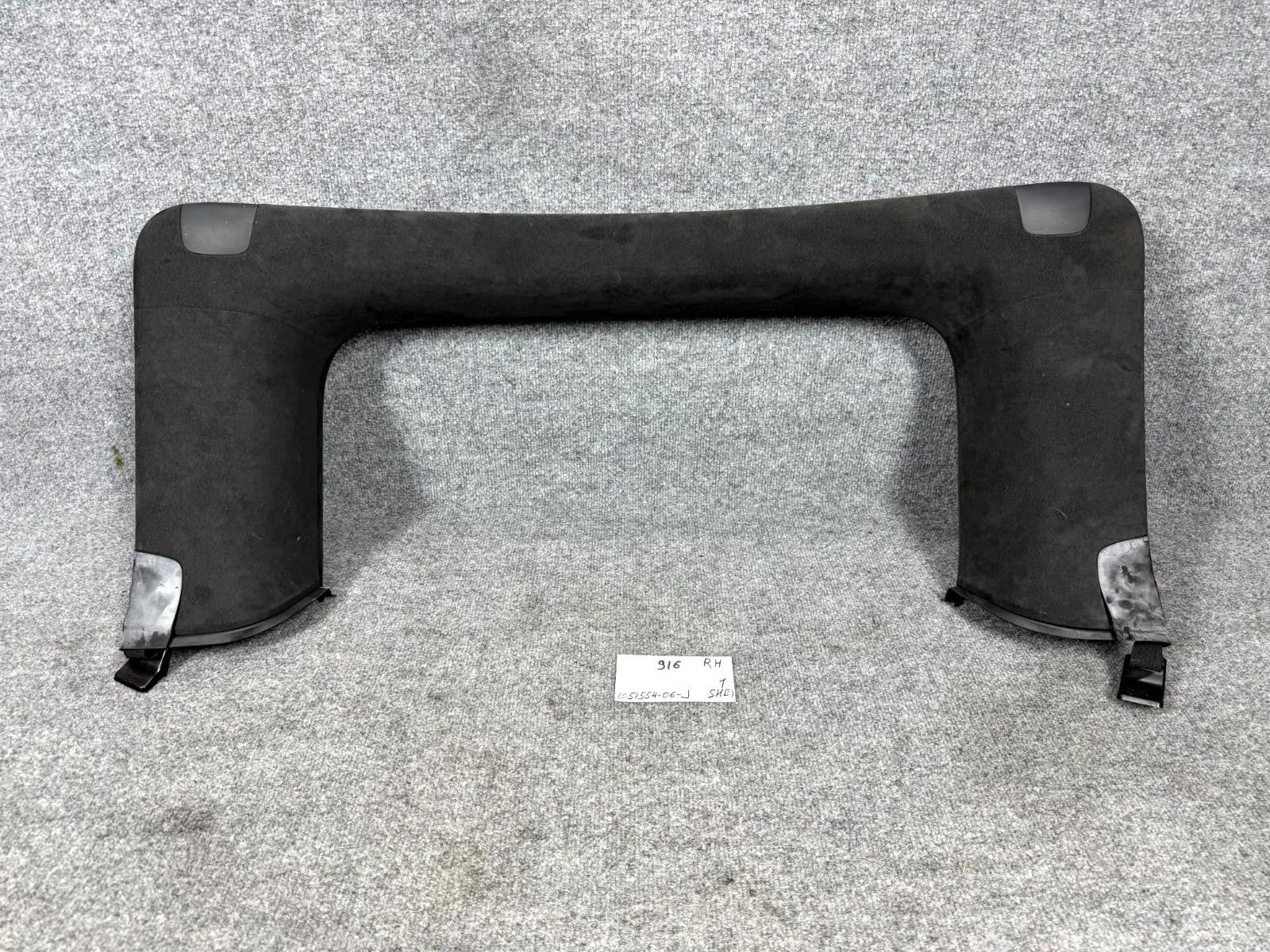16-20 Tesla Model X Rear Right Falcon Door Upper Trim Panel OEM, 1051554-06-J