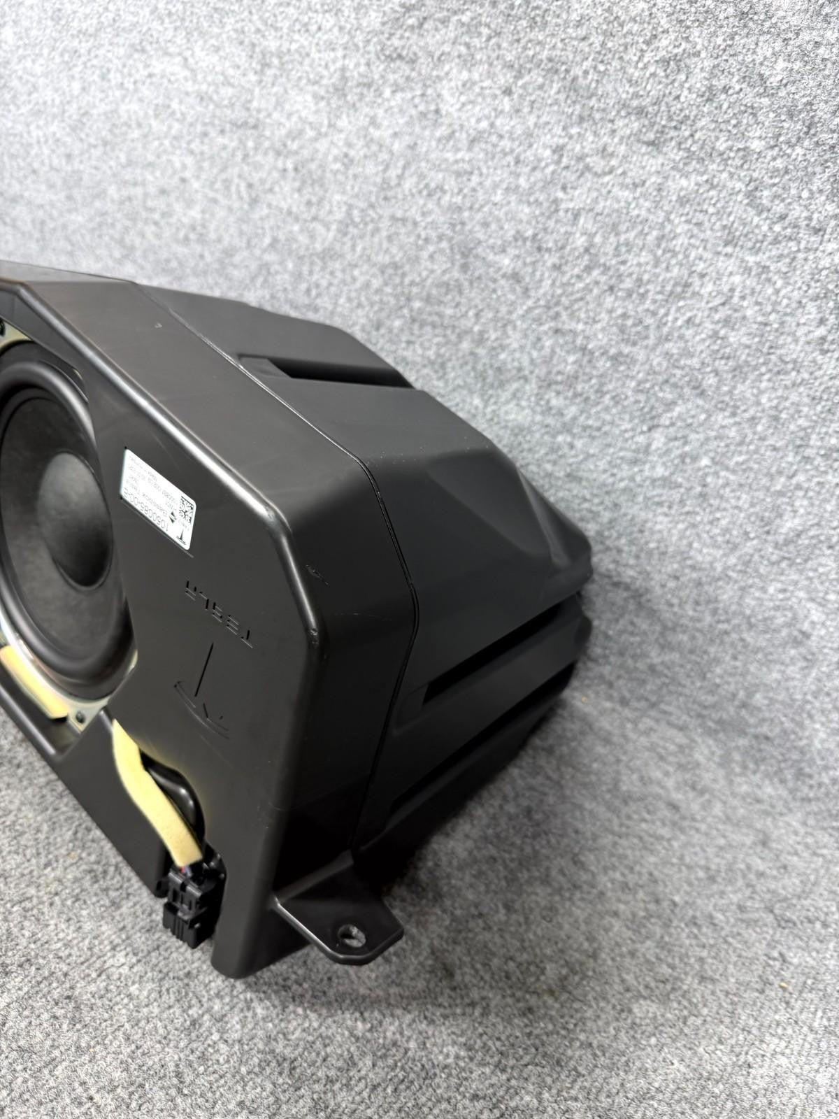 2016-2020 Tesla Model X Rear Subwoofer Bassbox Audio Speaker OEM, 1050085-00-E