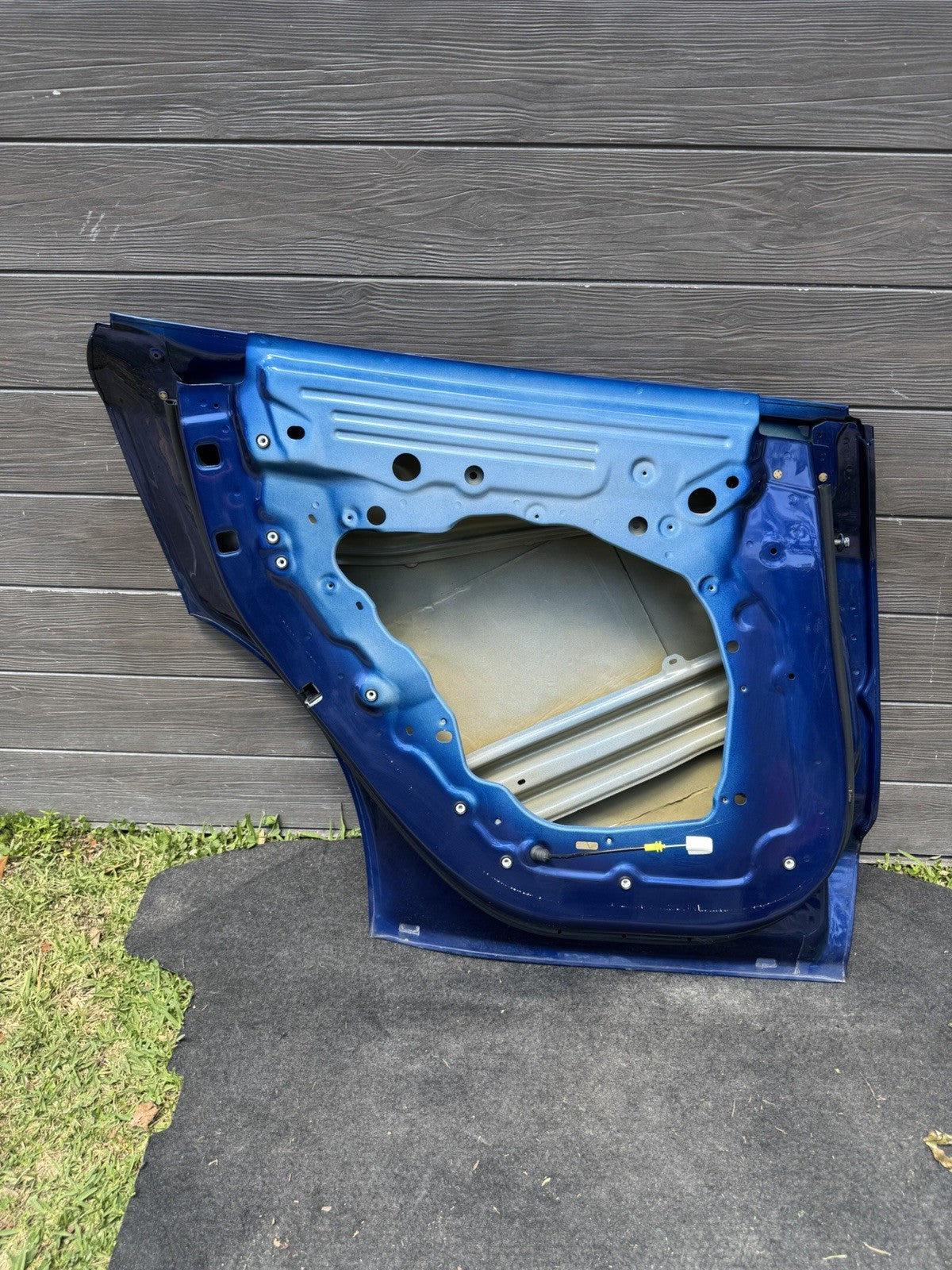 20-26 Tesla Model Y MY Rear Driver Side Door Shell Panel Left LH OEM Blue