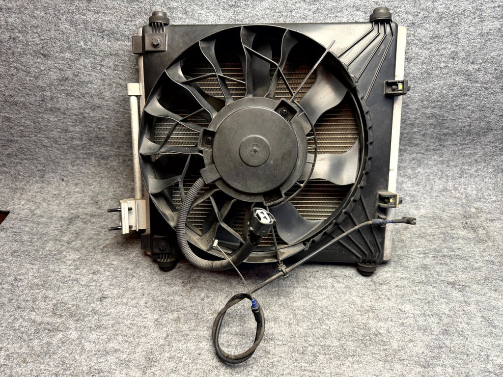 ♦️2012-2020 TESLA MODEL S RIGHT COOLING FAN SHROUD W/ CONDENCER OEM 6008357-00-F