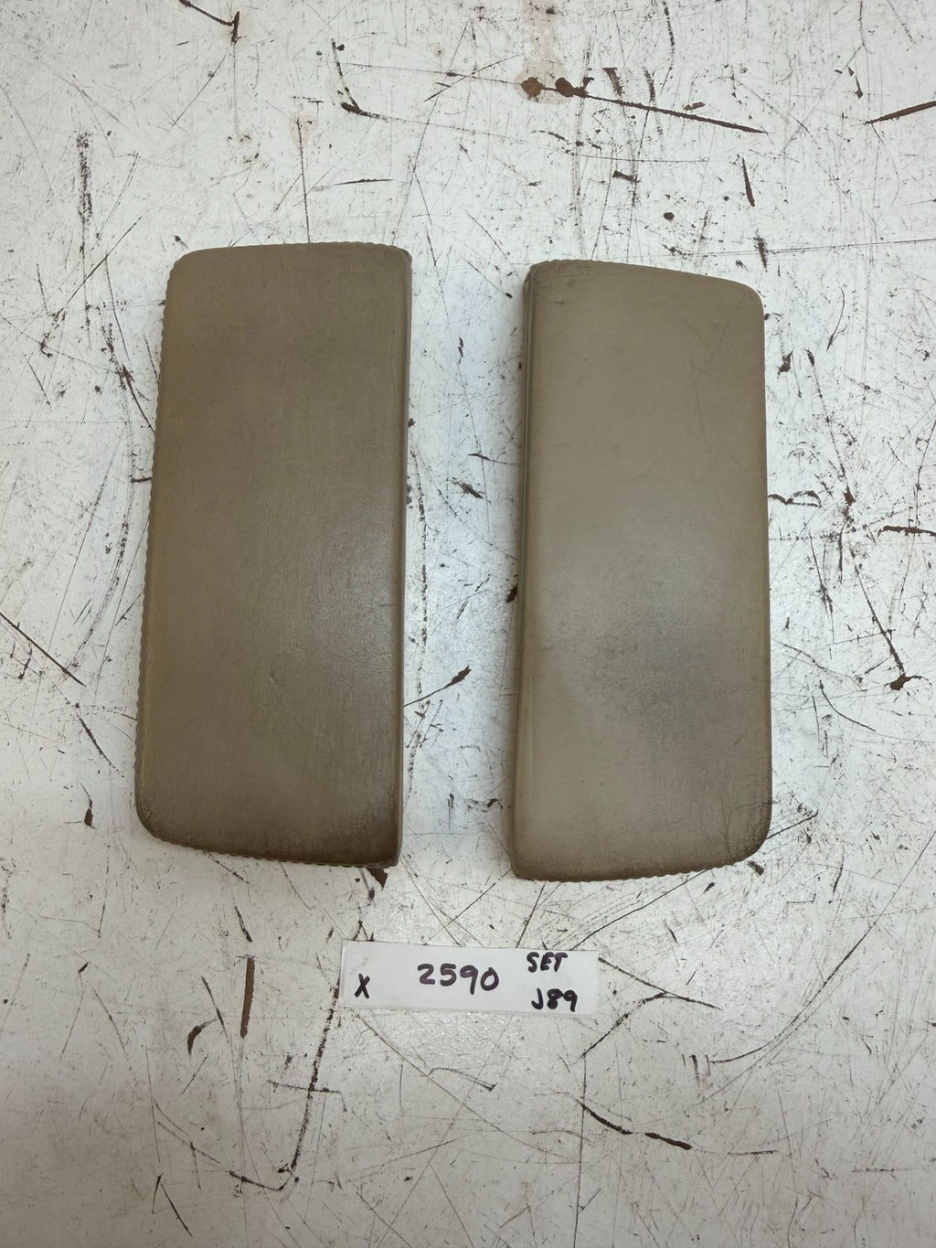 2012-20 Tesla Model X Front Left Right Center Console Armrest Pad SET 105730227