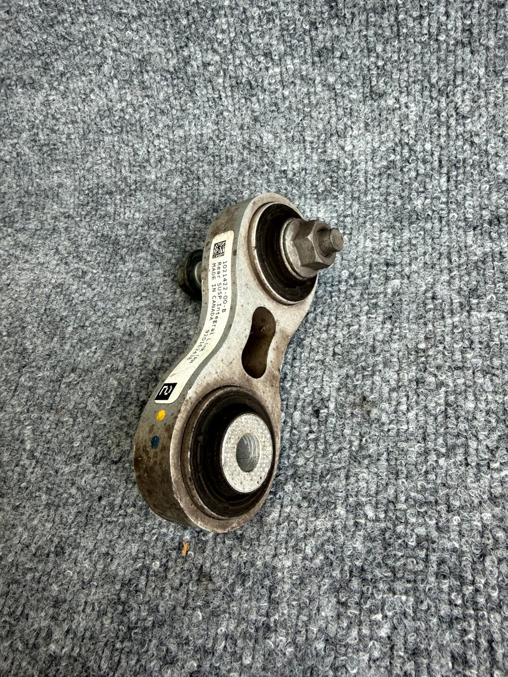 12-20 TESLA MODEL S REAR RIGHT SUSPENSION WISHBONE INTEGRAL LINK OEM, 102142200B