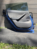 2018-2023 Tesla Model 3 M3 Rear Driver Side Door Shell Panel Left LH Blue PPSB