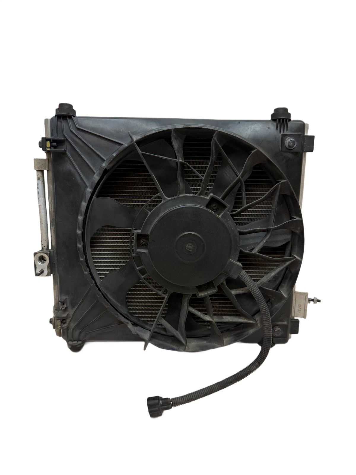 2012-2020 TESLA MODEL S LEFT COOLING FAN SHROUD W/ CONDENCER 6007352-00-F