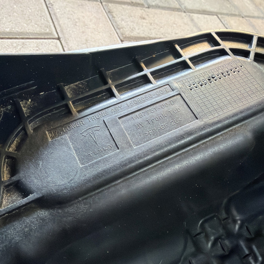 2020-2024 Tesla Model Y Rear Trunk Cargo Storage Compartment OEM 1487751-00-D
