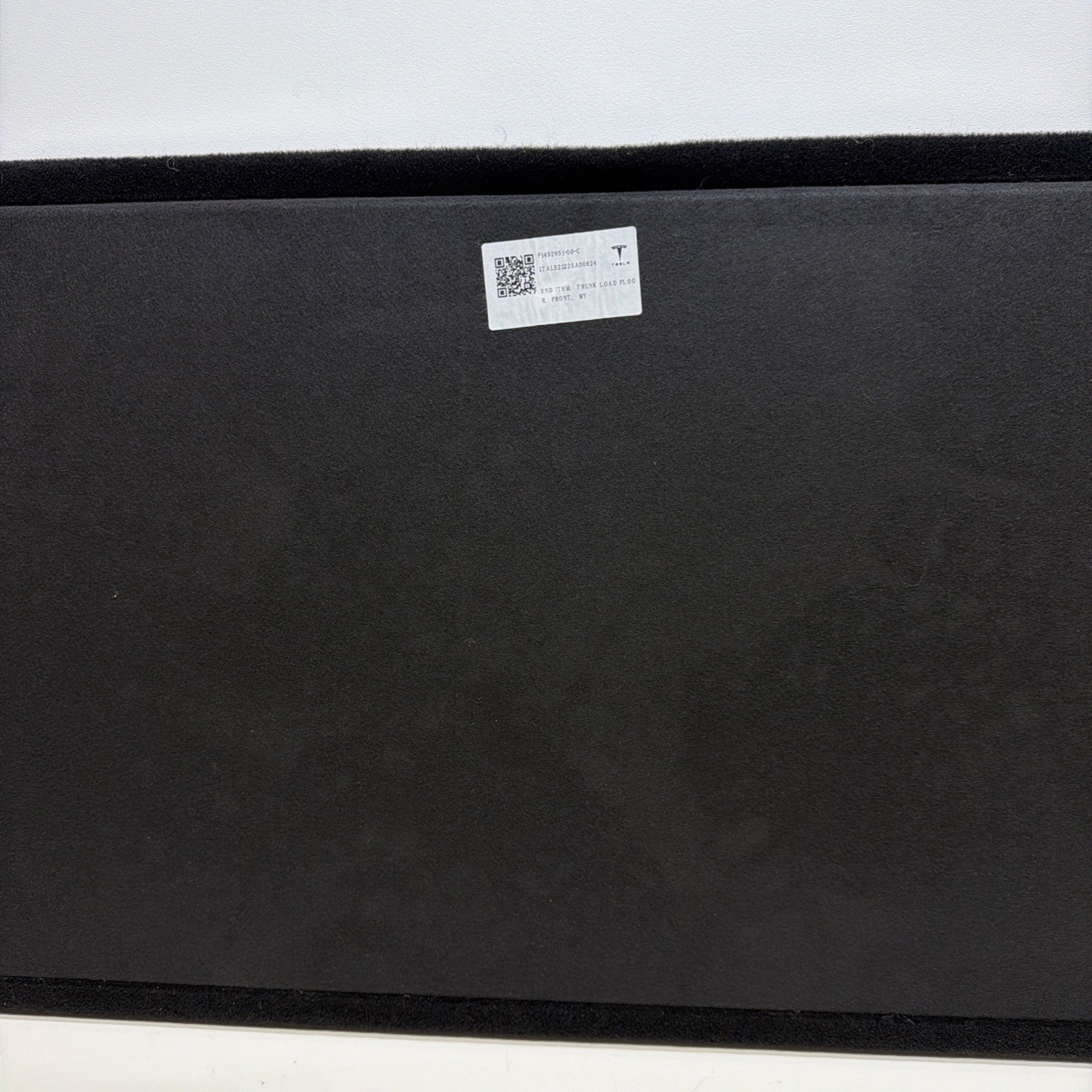 TESLA MODEL Y TRUNK FLOOR SECTION BOARD FRONT 2020 2021 2022 2023 1492951-00-C