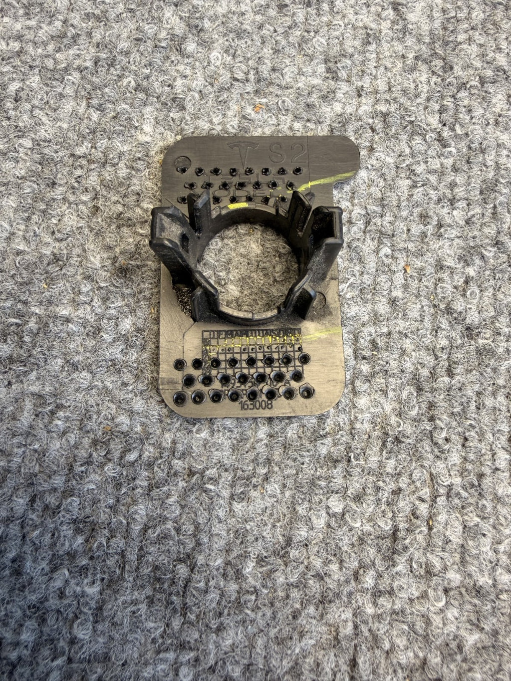 2020 - 2024 TESLA MODEL Y FRONT PARKING SENSOR BRACKET OEM, 1493754-00-A