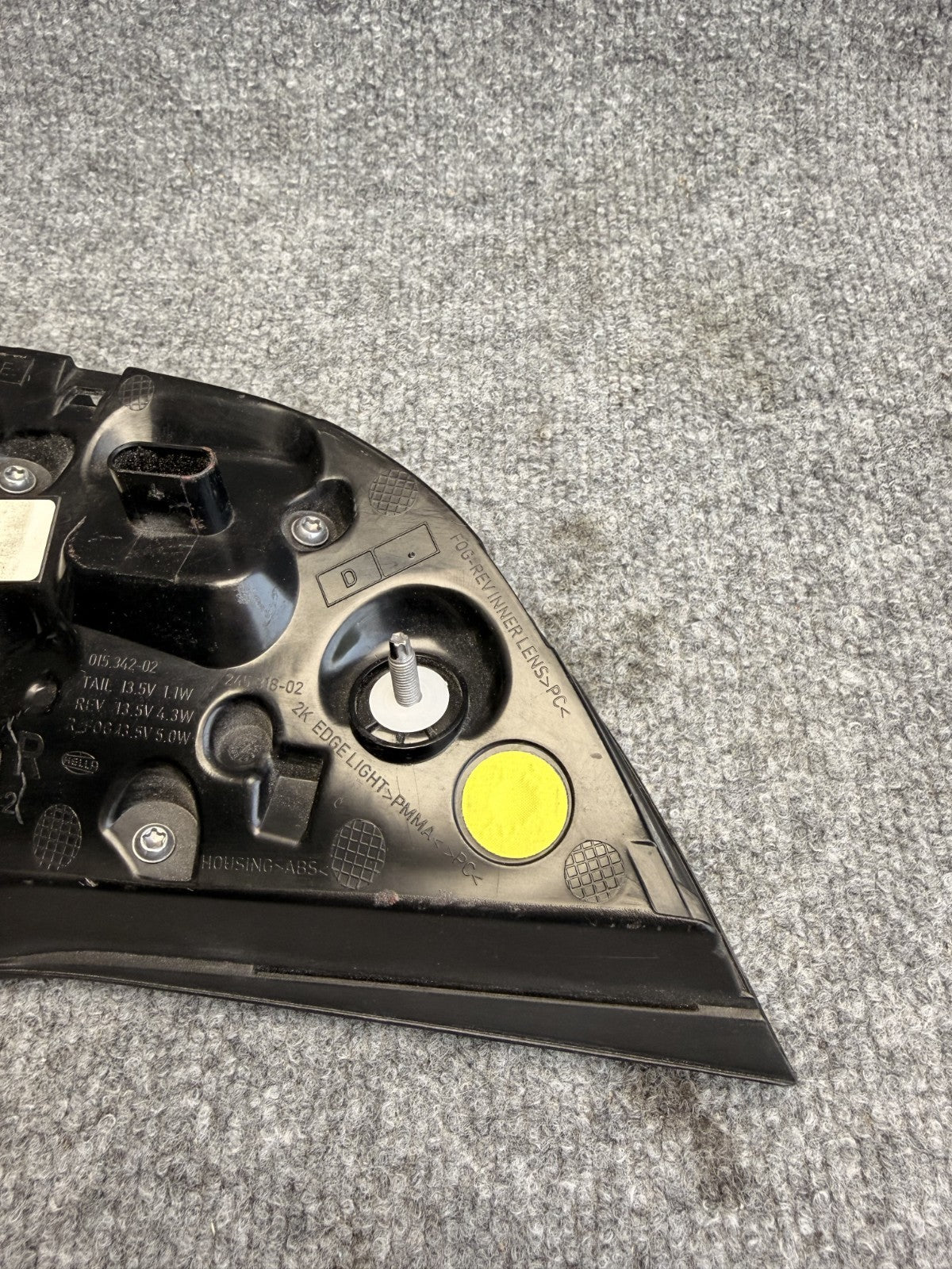 2017-2024 TESLA MODEL 3 Y REAR RIGHT SIDE INNER TRUNK TAIL LIGHT OEM, 150208900B
