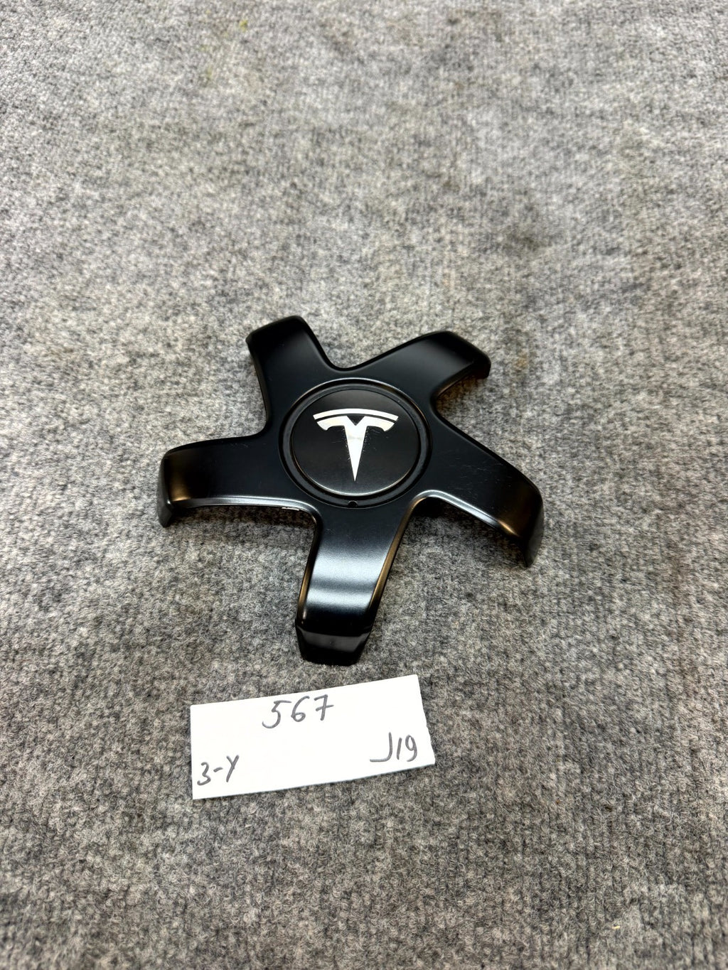 2017–2023 TESLA MODEL 3 WHEEL CENTER HUB CAP TRIM COVER OEM, 1044234-00-A