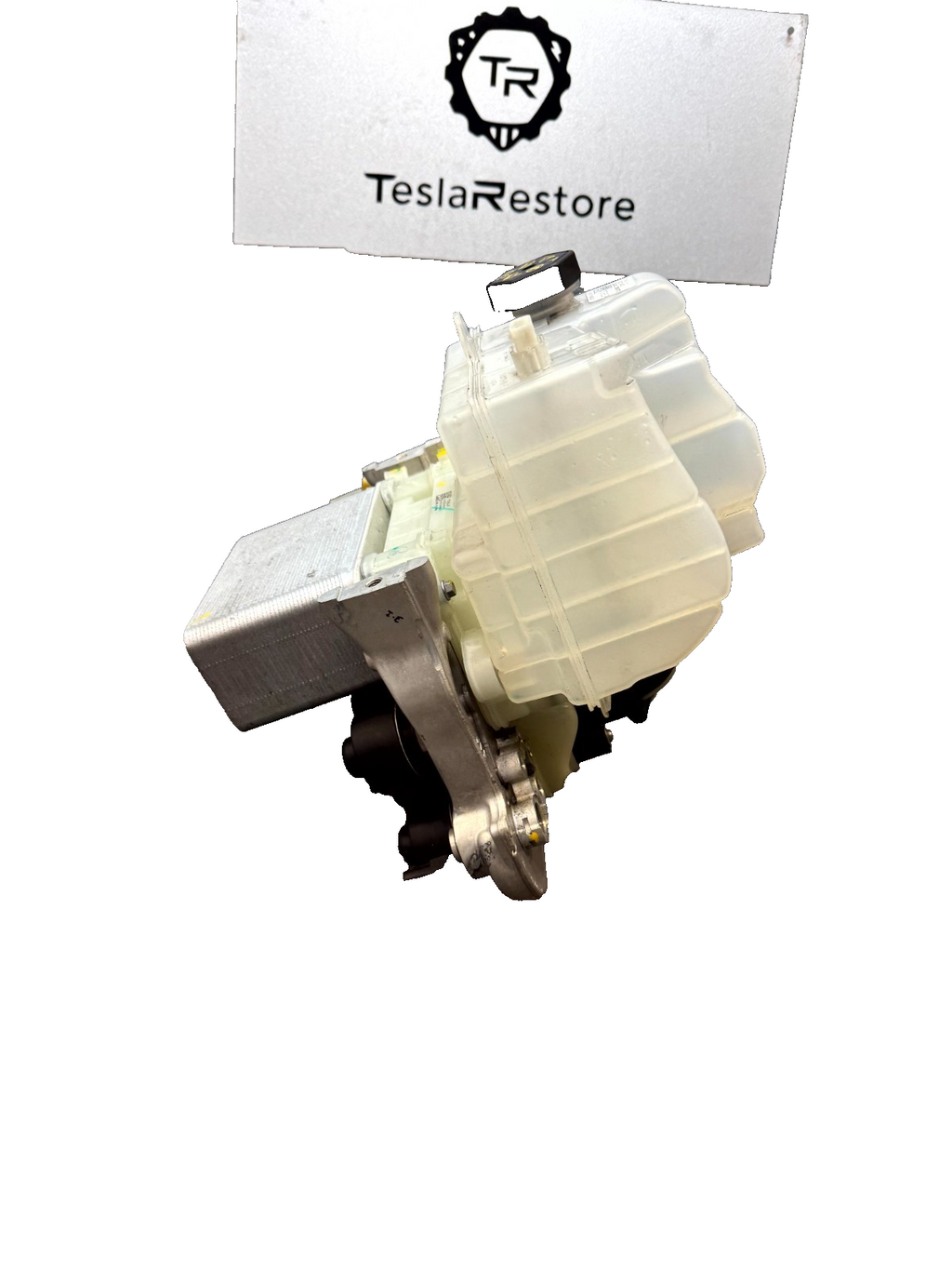 2017 – 2023 TESLA MODEL 3 SUPERMANIFOLD COOLANT RESERVOIR OEM, 1523007-00-E