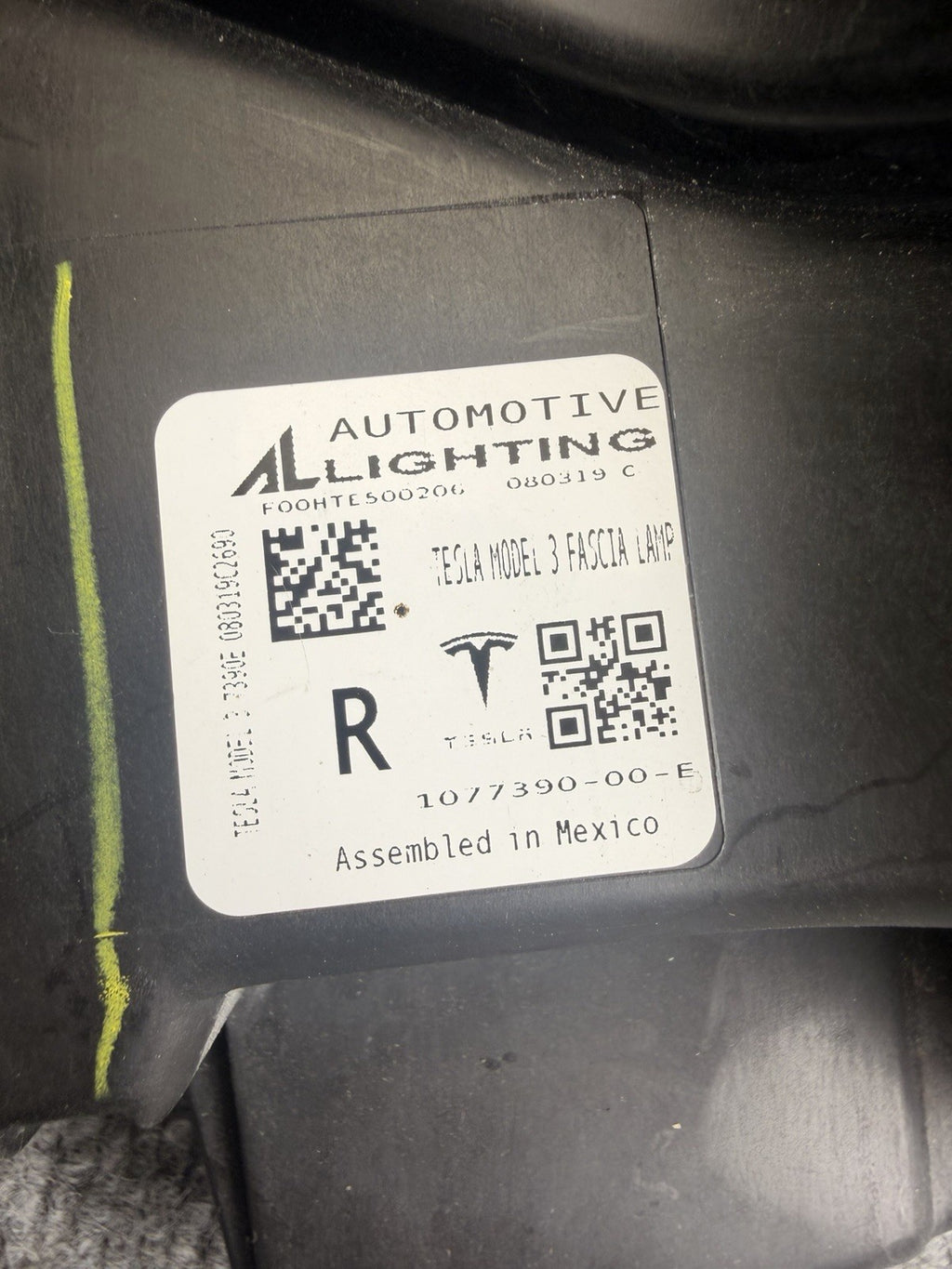 2018-2023 Tesla Model 3 Y OEM Right Passenger Right Side LED Foglight Fog Light