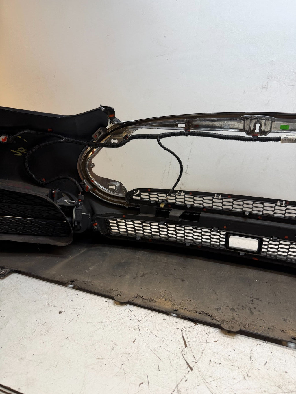 2012-2016 Tesla Model S Front Bumper Cover Complete W/ Lights OEM