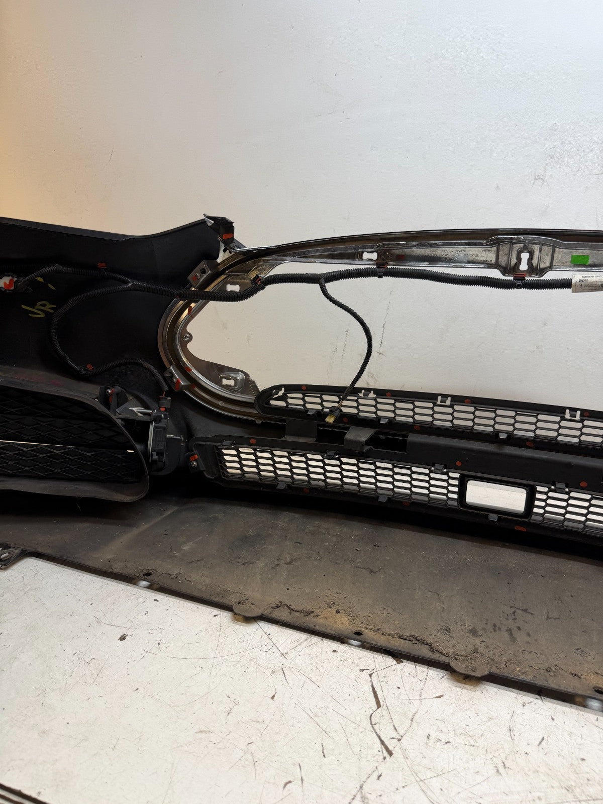 2012-2016 Tesla Model S Front Bumper Cover Complete W/ Lights OEM