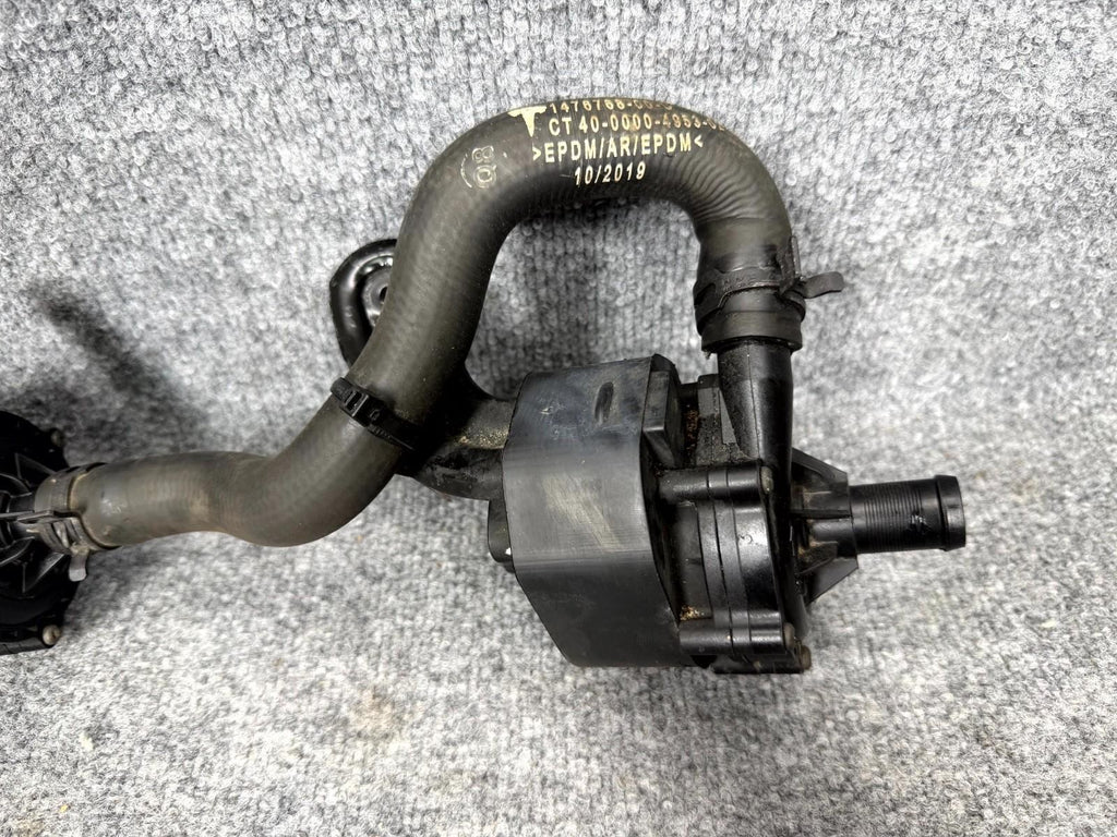 2016-2020 Tesla Model X Right Side Cooling Pump Hose W/ Tube OEM, 1037327-00-G