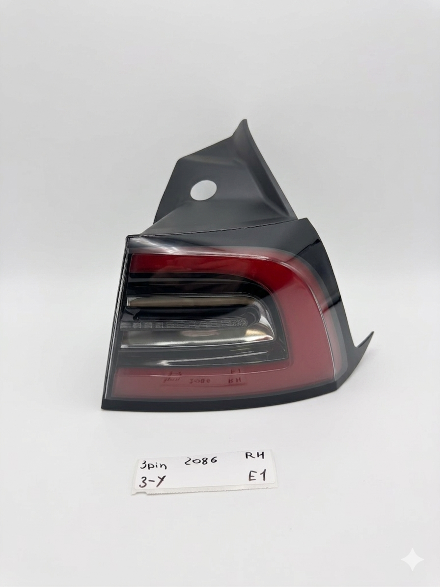 2017-2023 TESLA MODEL 3 LED TAIL LIGHT REAR OUTER RIGHT PASSENGER SIDE 3 PIN