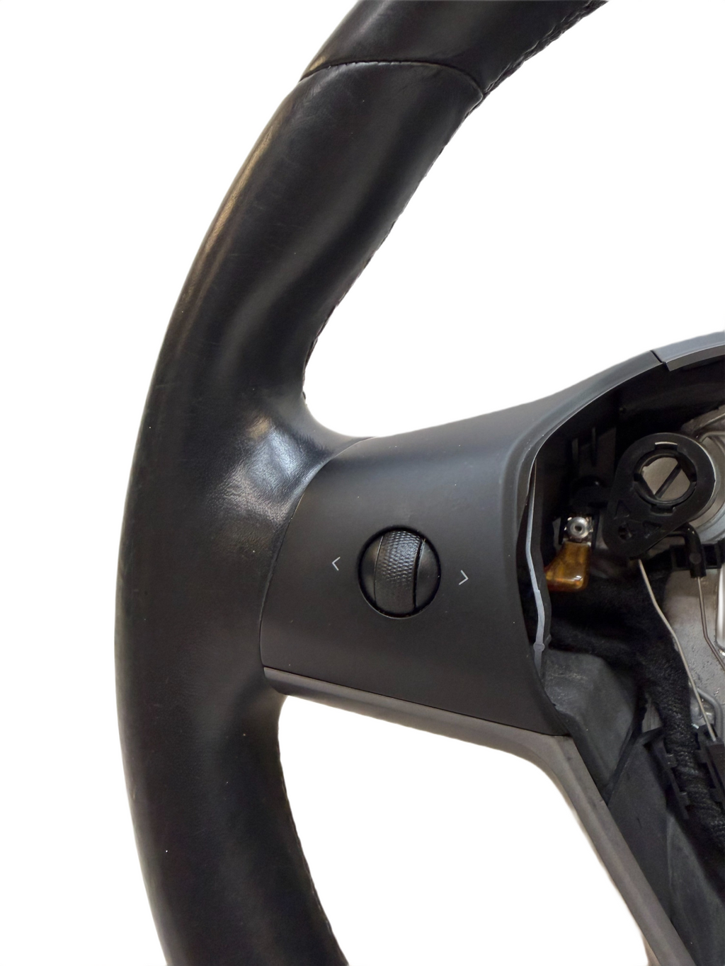 2017-23 Tesla Model 3 Y Steering Wheel Black Leather with Switches 1105324-00-J