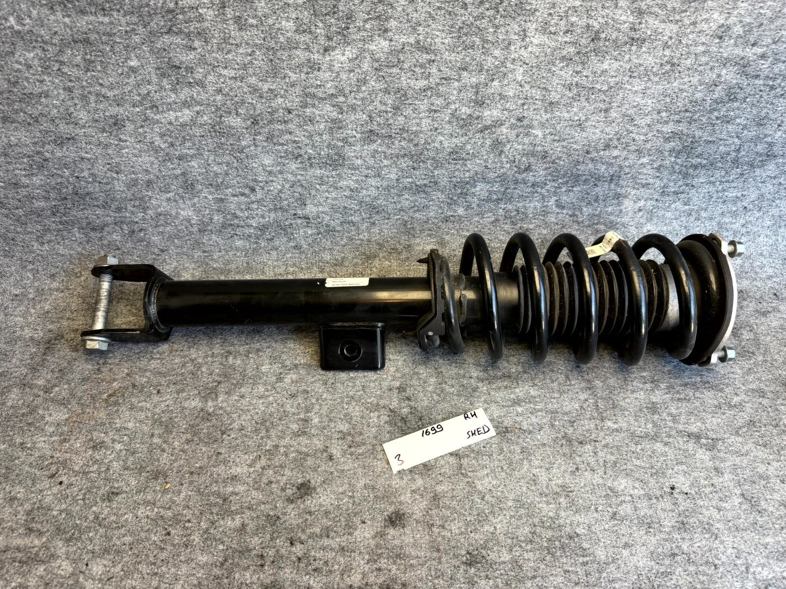♦️17-23 TESLA MODEL 3 FRONT RIGHT SIDE SHOCK ABSORBER ASSEMBLY OEM, 1044369-01-F