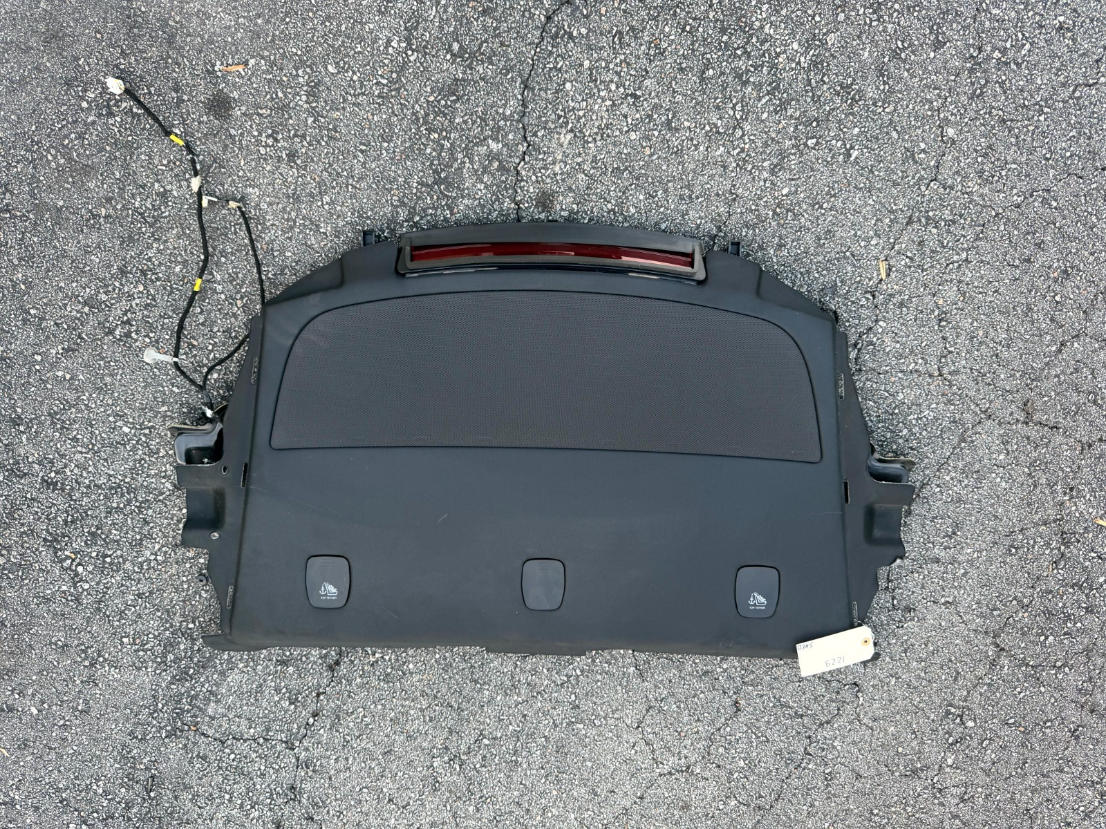 ♦️2017–2023 TESLA MODEL 3 REAR DECK TRAY SHELF COVER COMPLETE OEM, 1090452-00-N
