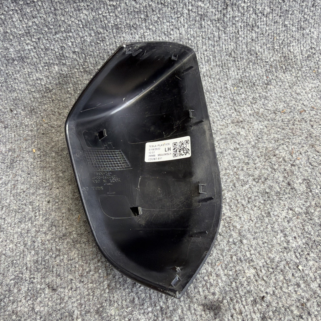 17-23 Tesla Model 3 Exterior Door Mirror Skull Cap Cover Left OEM 1092290-00-D