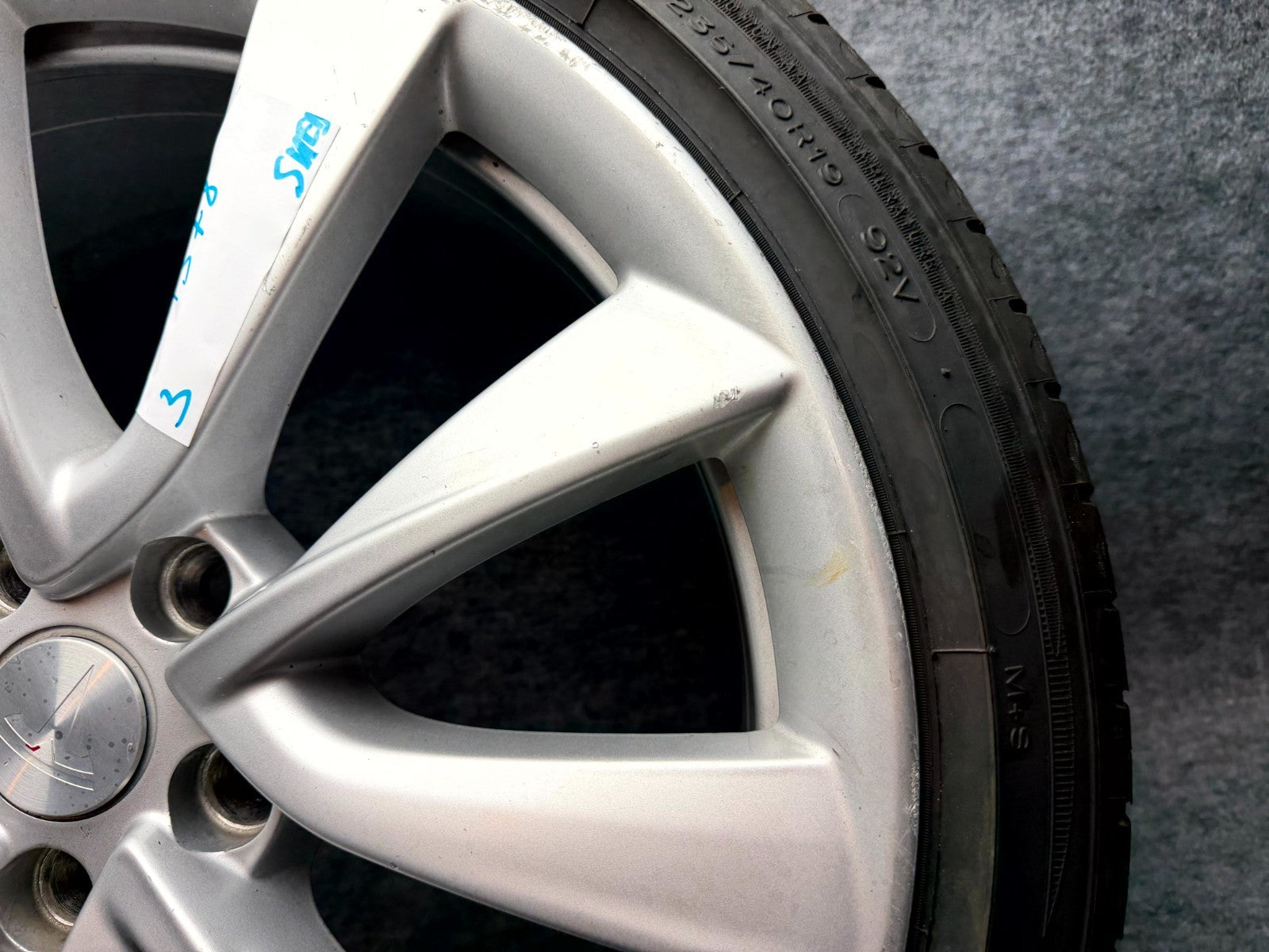 ♦️2017 – 2023 TESLA MODEL 3 ALUMINUM REPLACEMENT WHEEL TIRE OEM, 1044224 00 B