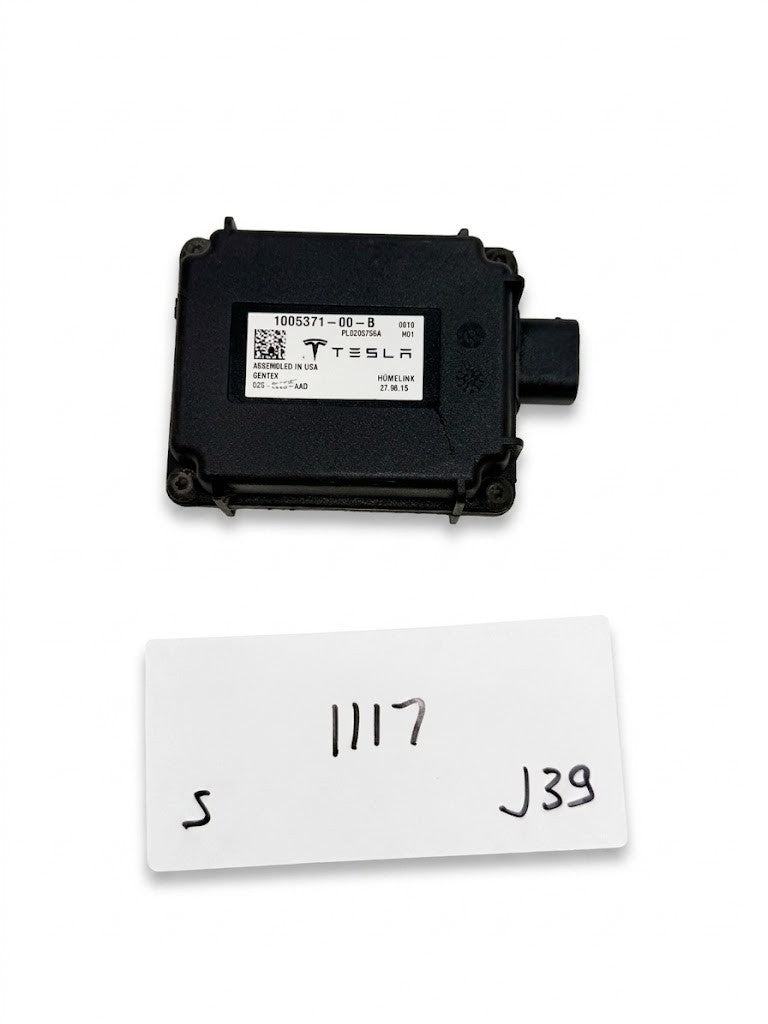 2012 -2020 Tesla Model S Homelink Door Opener Control Module 1005371-00-B