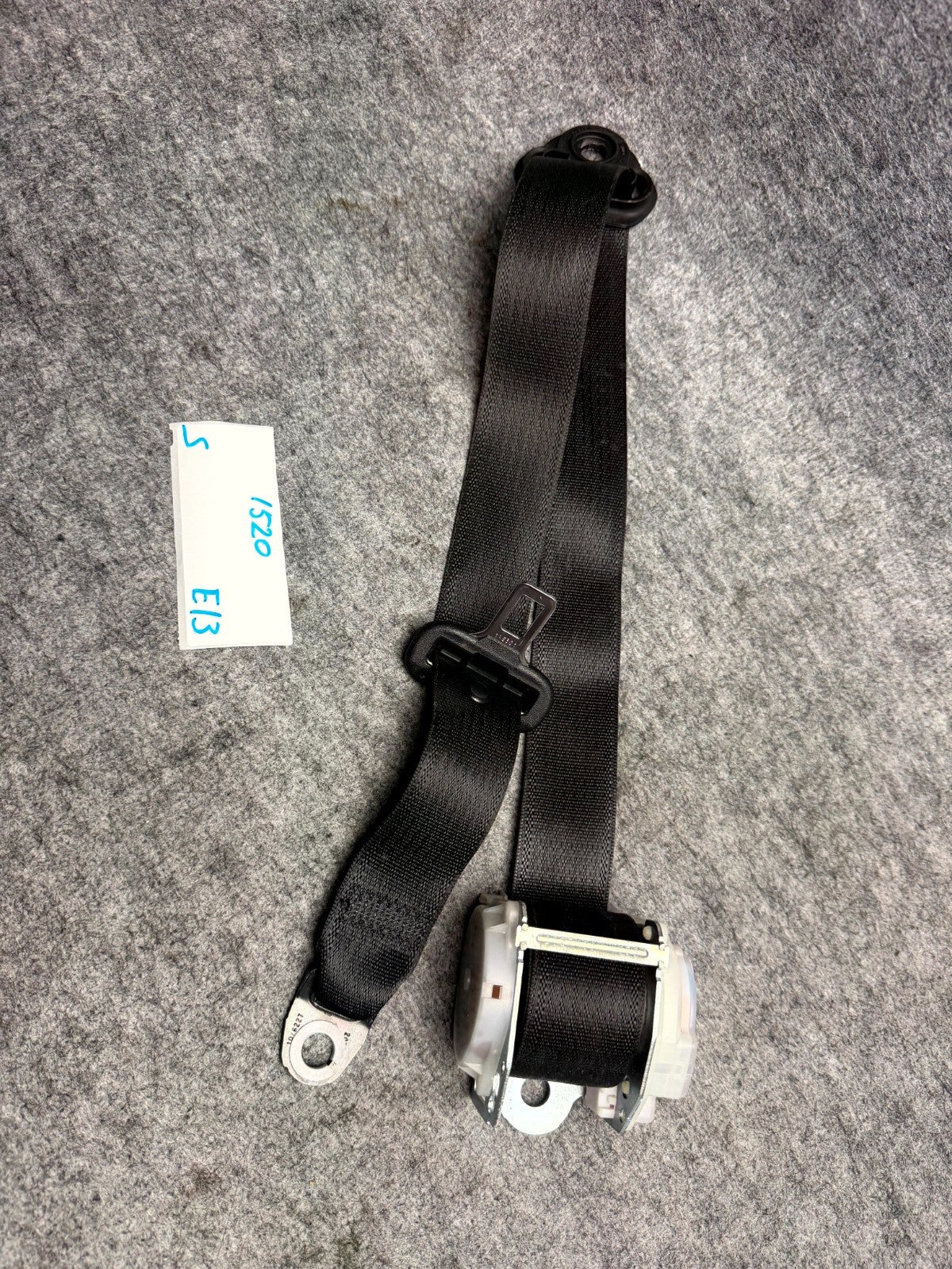♦️2012 - 2020 TESLA MODEL S REAR LEFT SEAT BELT WITH RETRACTOR OEM, 1023136-00-C