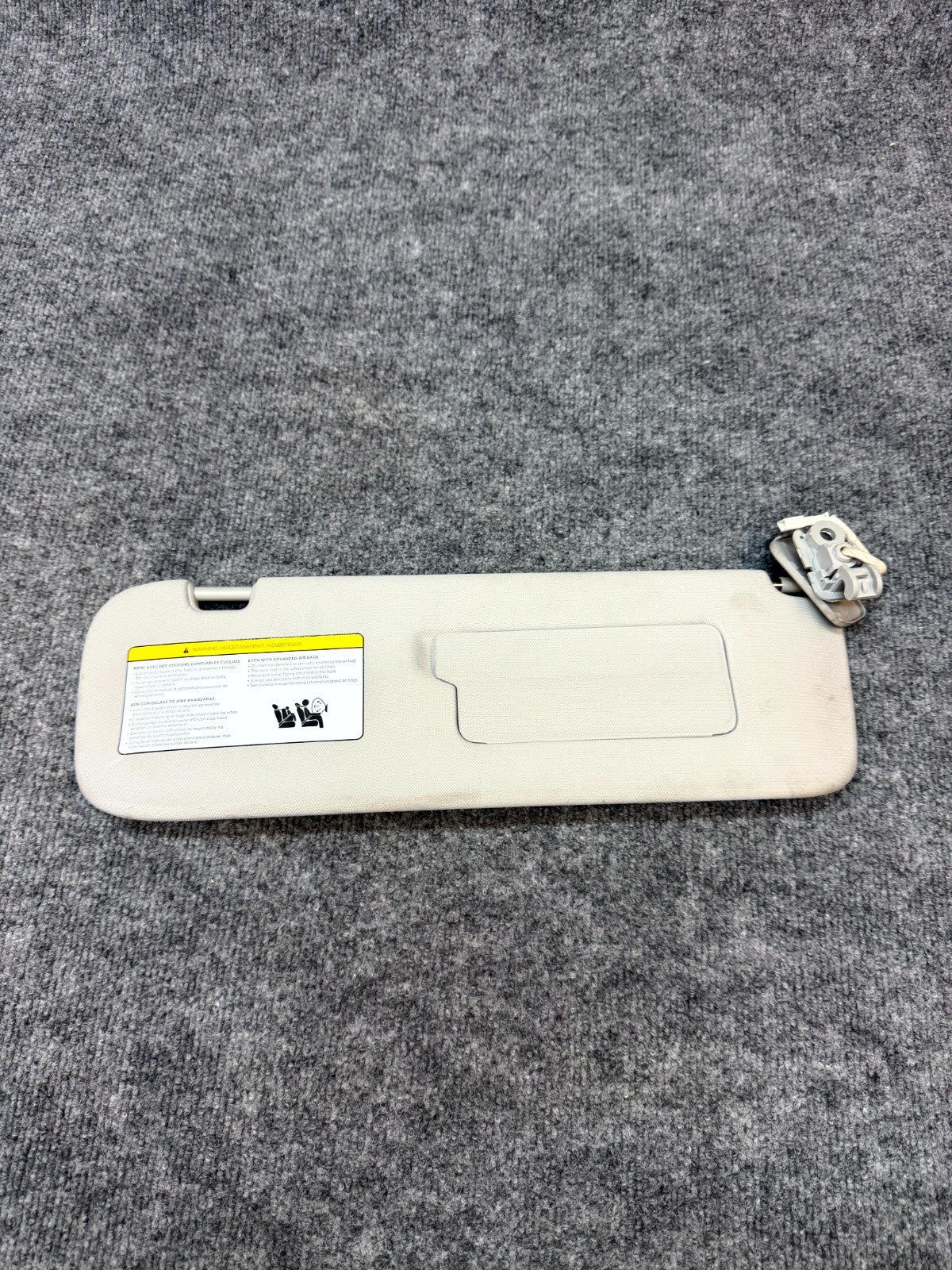 2020 - 2024 TESLA MODEL Y FRONT RIGHT SIDE SUNVISOR SUN VISOR OEM, 1490406-01-B