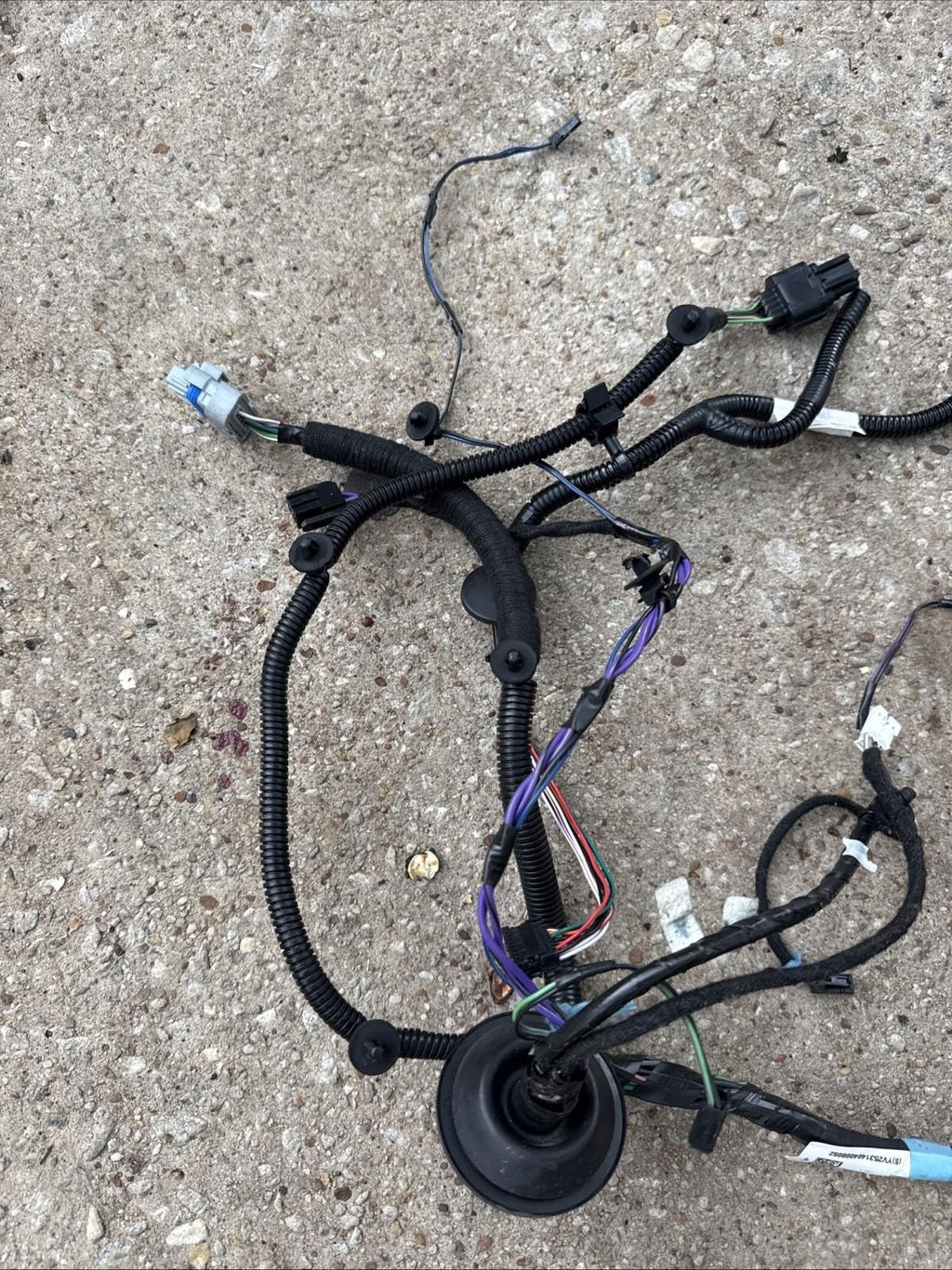 ♦️12-20 TESLA MODEL S REAR LEFT DRIVER SIDE DOOR WIRING HARNESS OEM 1004425-00-M