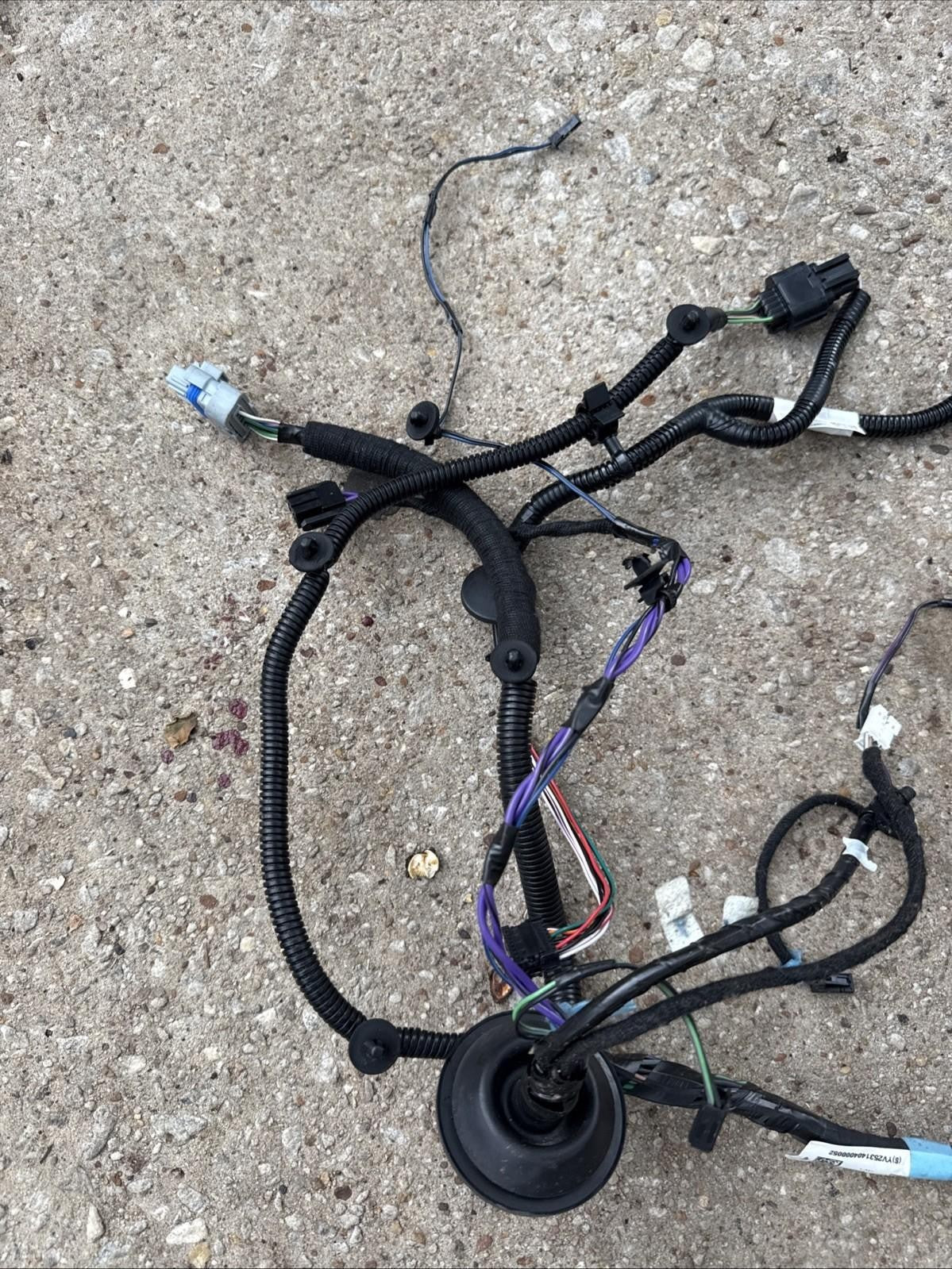 ♦️12-20 TESLA MODEL S REAR LEFT DRIVER SIDE DOOR WIRING HARNESS OEM 1004425-00-M