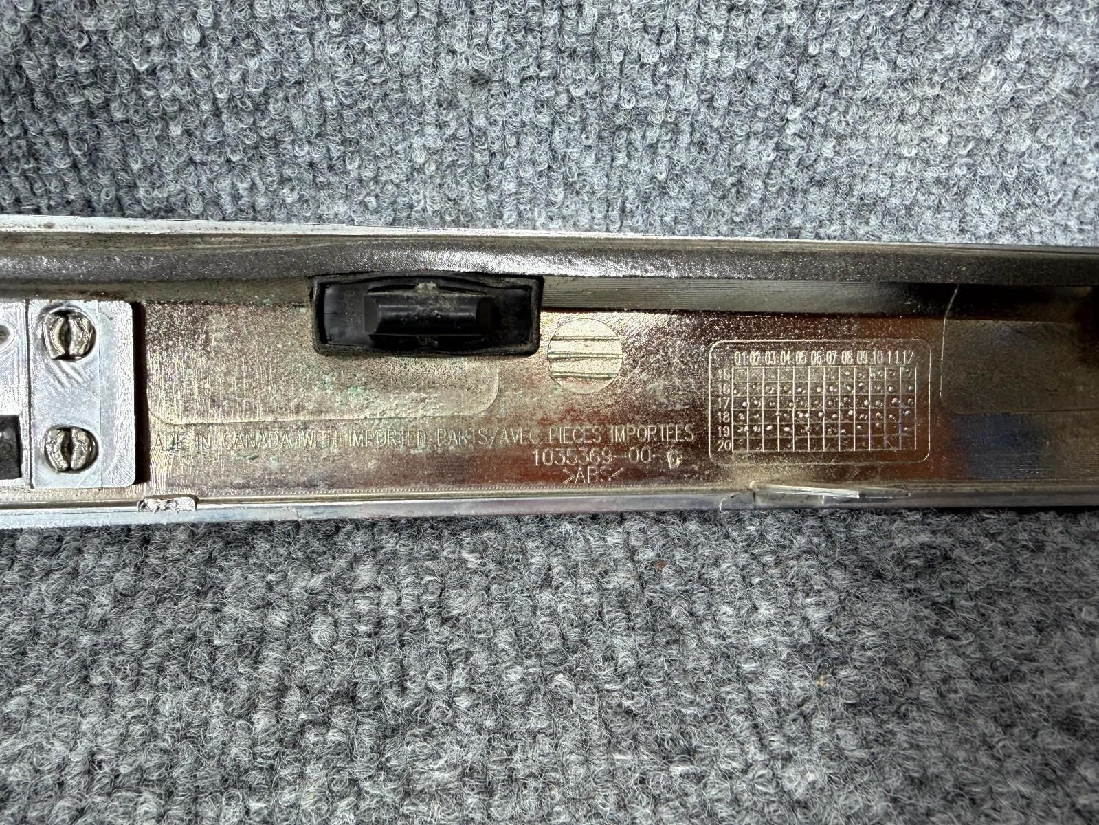 2016-2020 Tesla Model X Rear Liftgate Molding Trim Badge OEM, 1035369-00-D