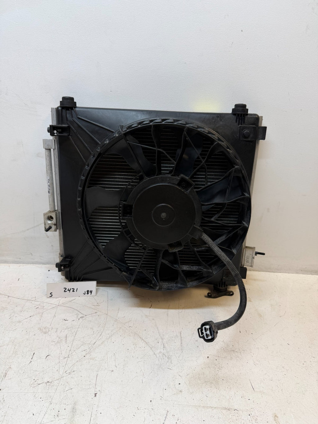 2012-20 Tesla Model S Front Left Side Radiator Cooling Fan Shroud Assembly OEM