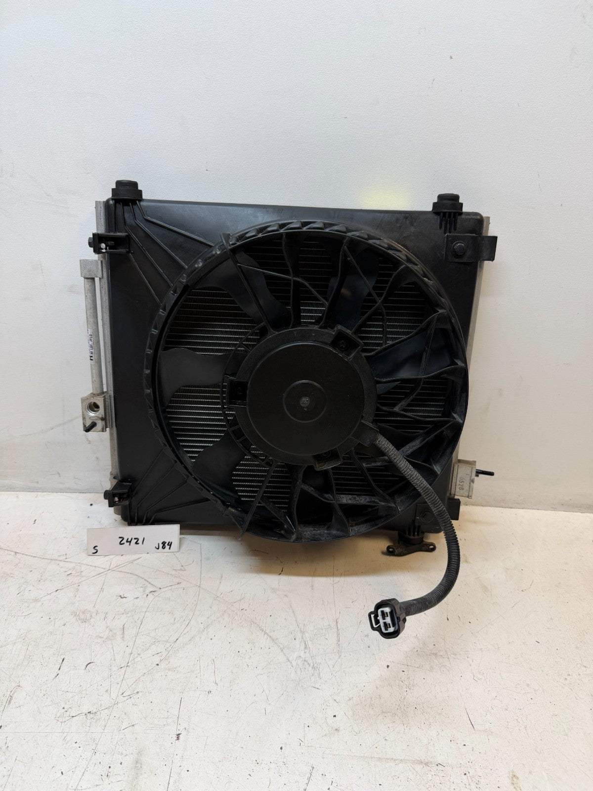 2012-20 Tesla Model S Front Left Side Radiator Cooling Fan Shroud Assembly OEM