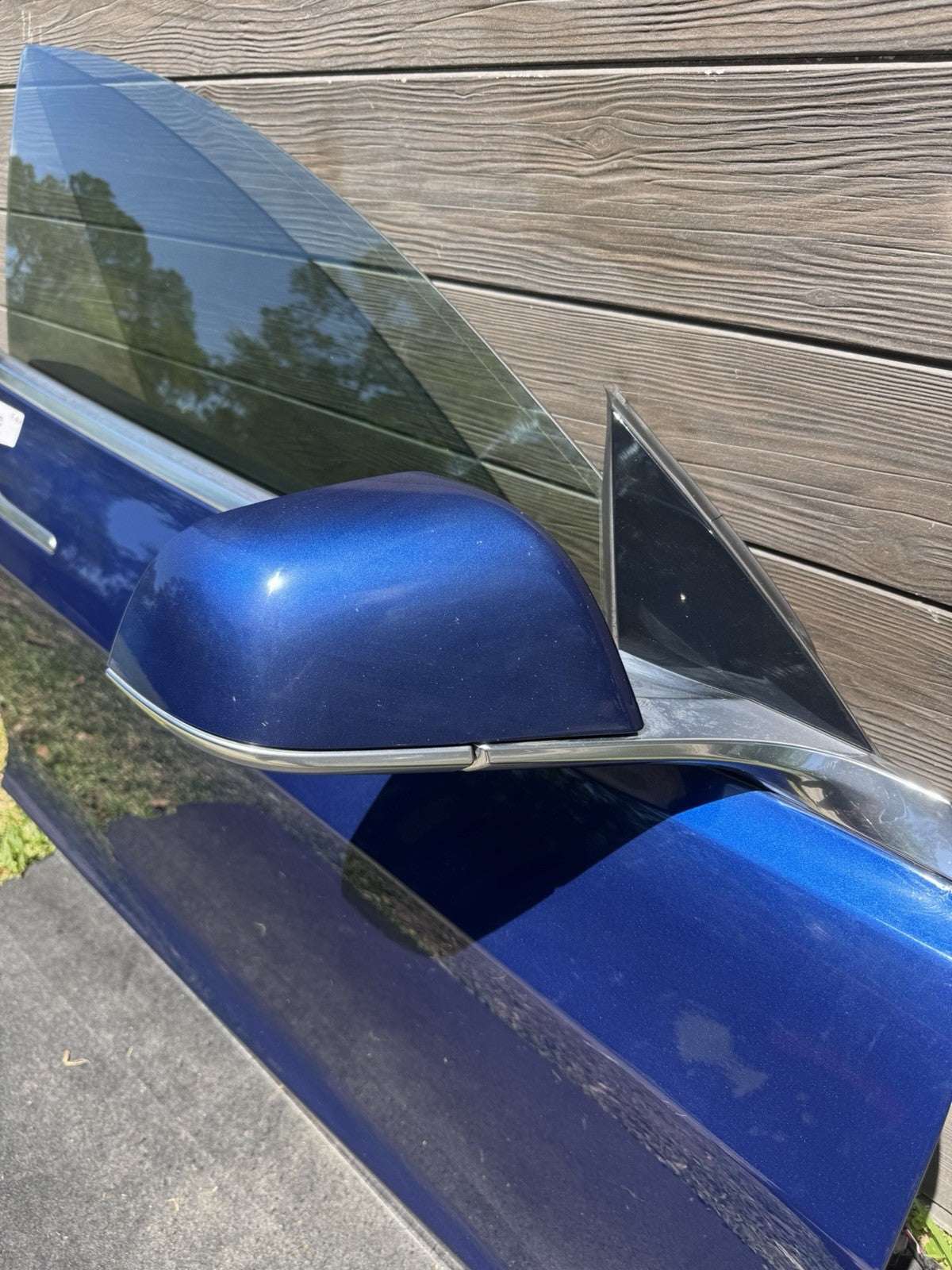 2018-2023 Tesla Model 3 Front Passenger Side Door Shell Panel Right Blue PPSB