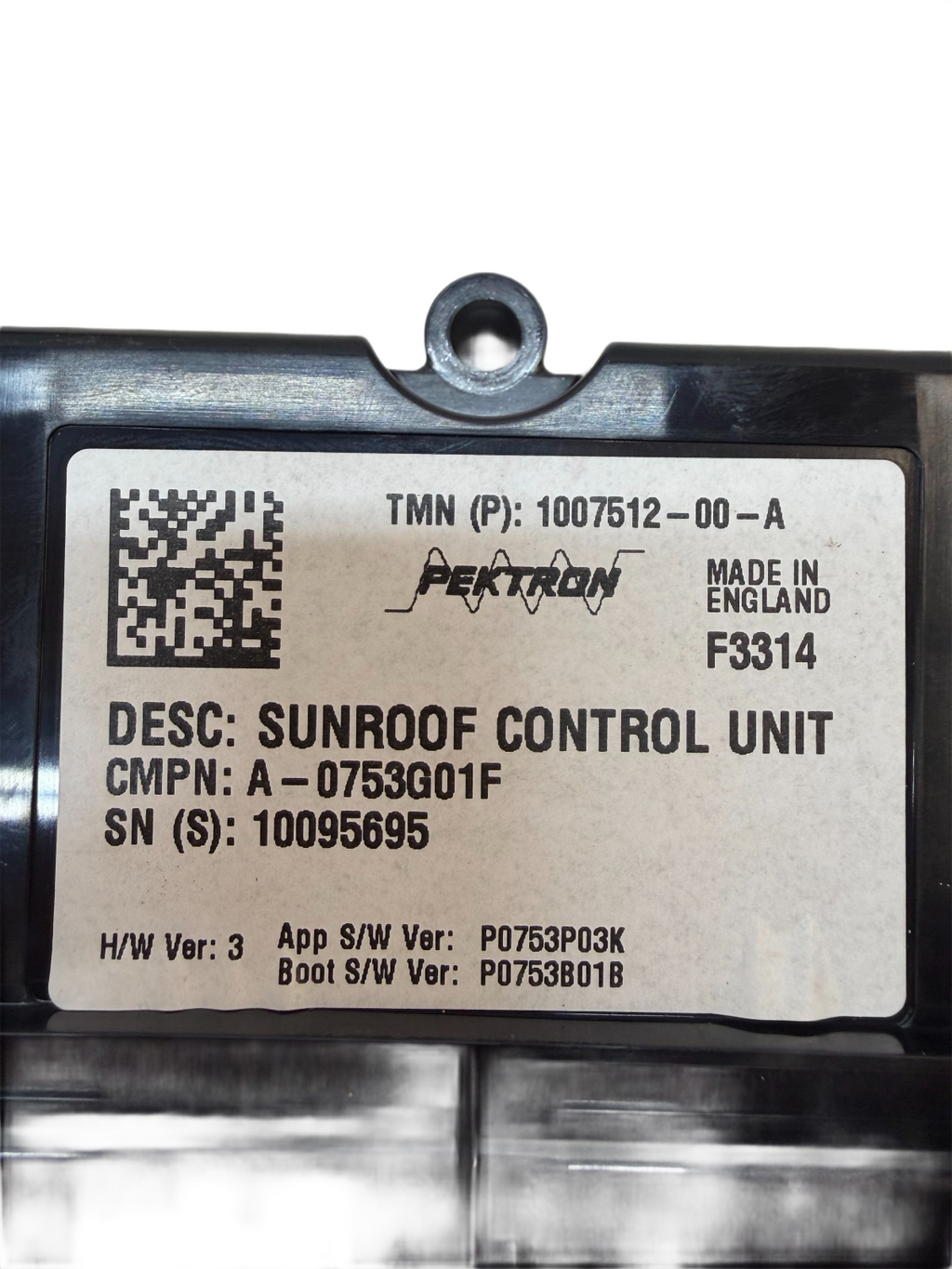 2012-2020 Tesla Model S Sunroof Control Module Unit OEM 1007512-00-A
