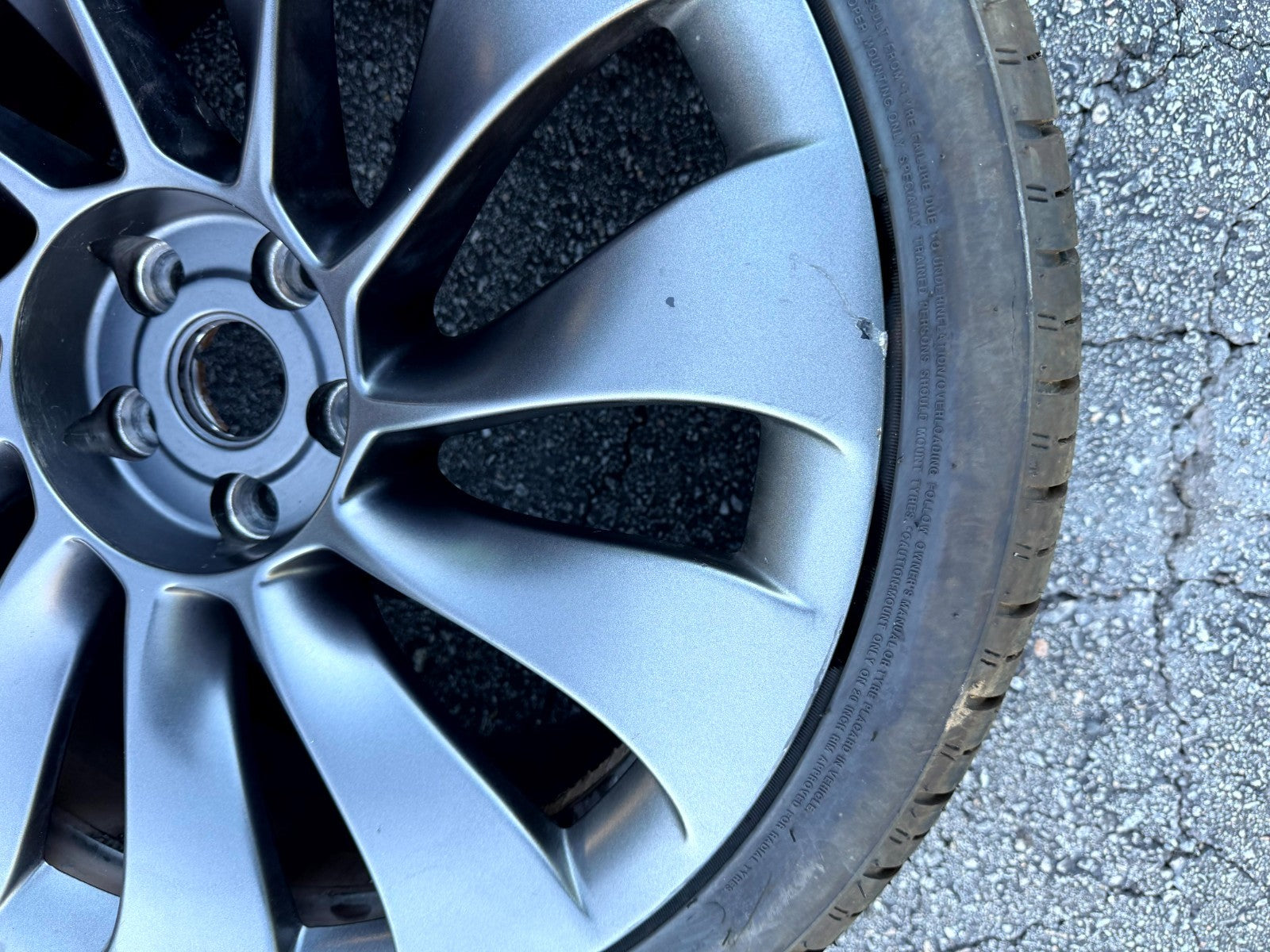 ♦️2017–2023 TESLA MODEL 3 ALUMINUM REPLACEMENT WHEEL OEM, 1044224 00 B