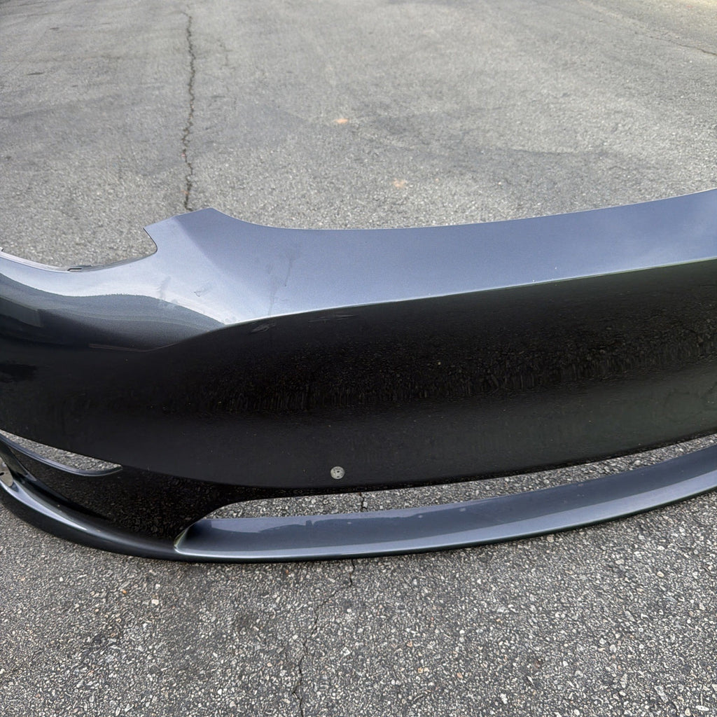 20-22 Model Y Front Bumper Cover Gray w/ Sensor Holes -  PMNG OEM 1606844-17-A