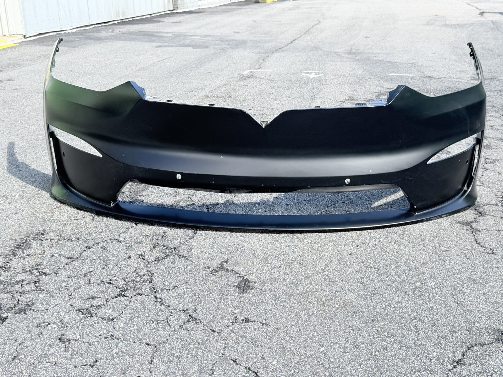 2022-2025 Tesla Model X Front Bumper Cover OEM Sensor Type Black