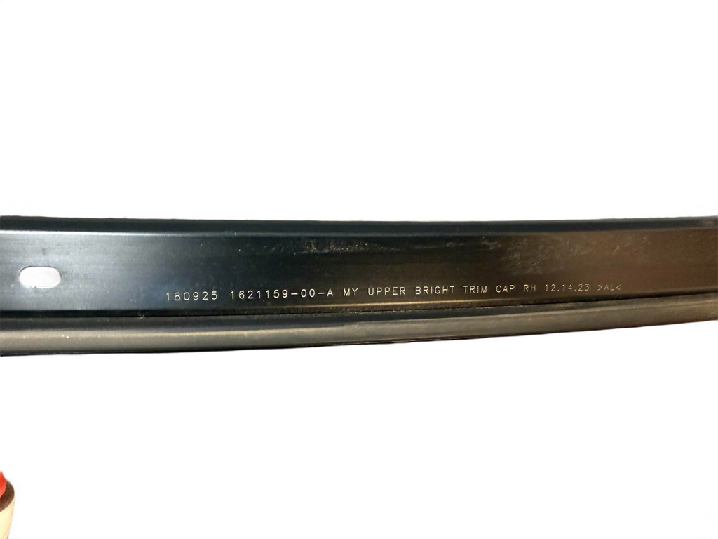 2020-2024 Tesla Model Y Passenger Side Upper Bright Trim Cap Right 1621159-00-A