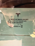 2020-2024 Tesla Model Y Rear Trunk Lid Windshield Glass 43R-004597