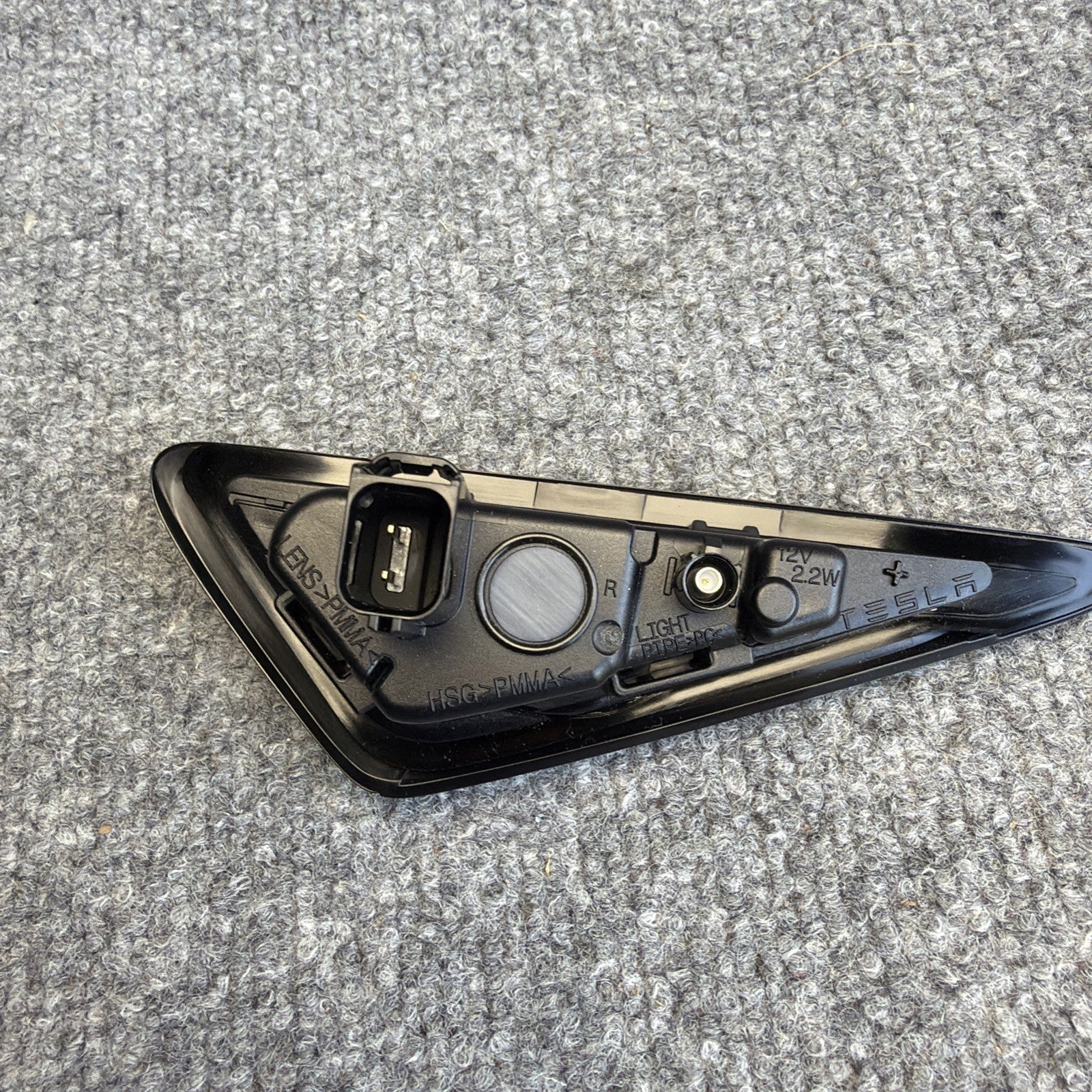 2020-2024 TESLA MODEL Y RIGHT SIDE REPEATER TURN SIGNAL CAMERA OEM, 1495865-20-G