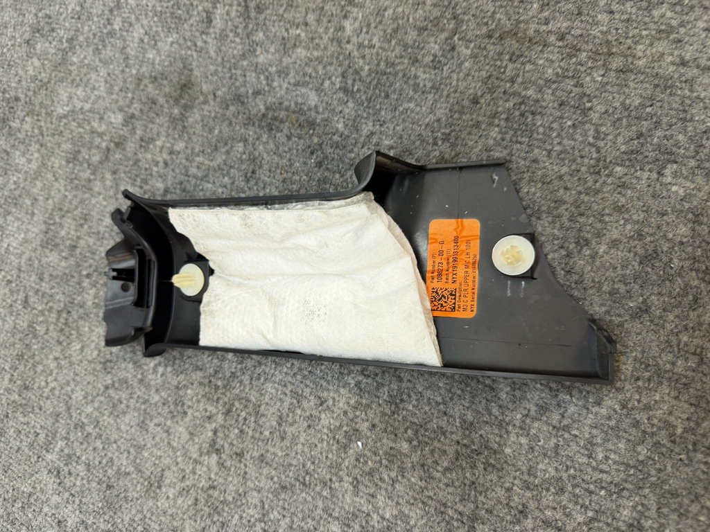 2017-2023 TESLA MODEL 3 REAR LEFT SIDE UPPER C PILLAR COVER TRIM OEM, 108627300G