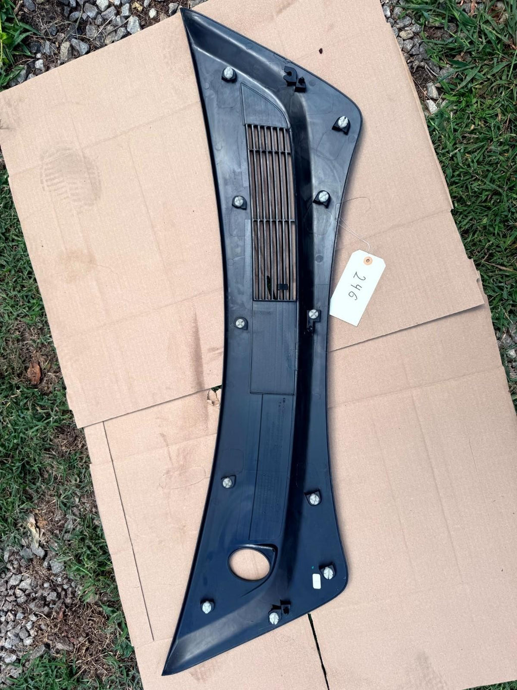 17-23 Tesla Model 3 Rear Apron Under Hood Cowl Vent Panel Grille OEM 108169200