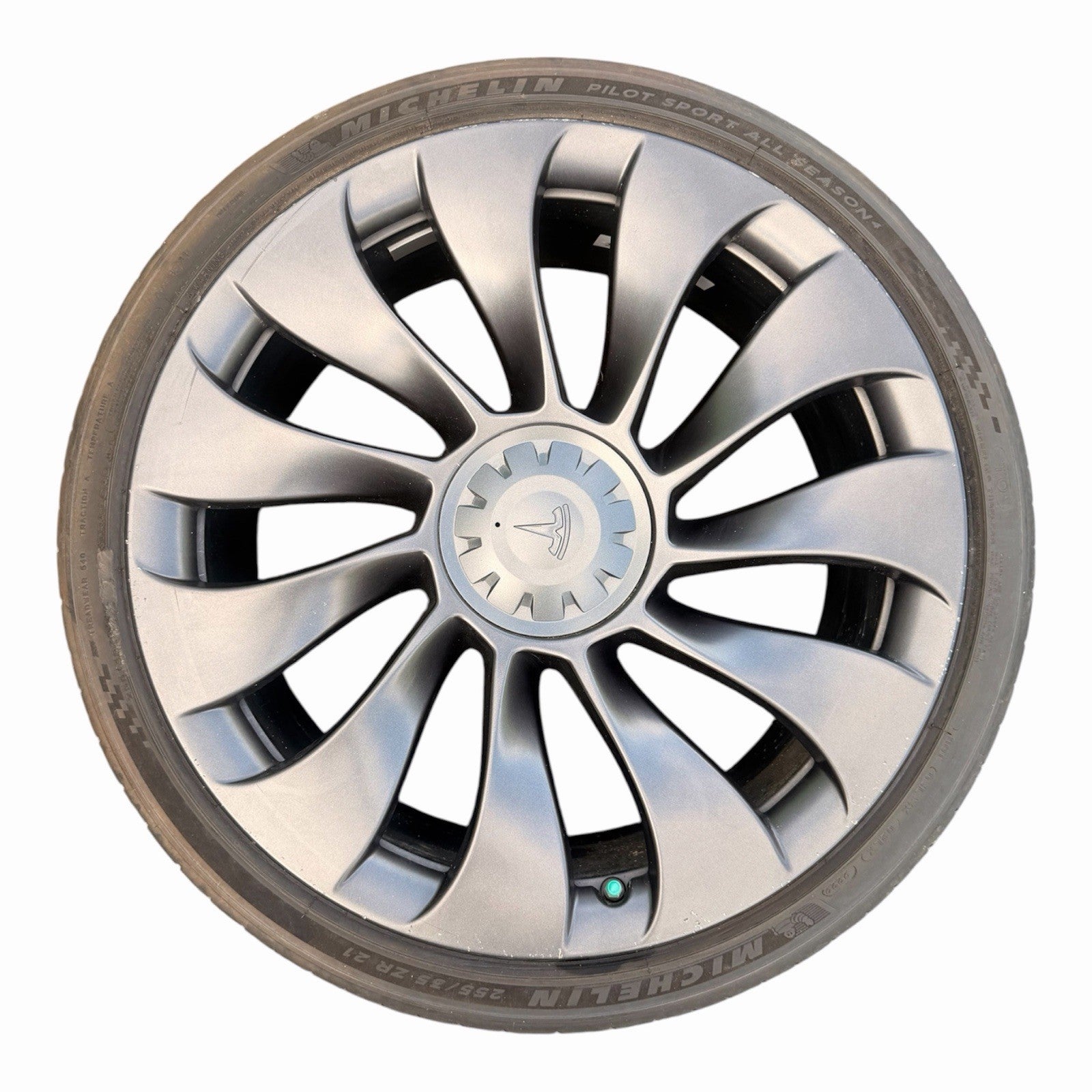 20-24 Tesla Model Y Front Uberturbine Wheel Rim 21" 21x9.5 w/ Tire 1188226-00-B