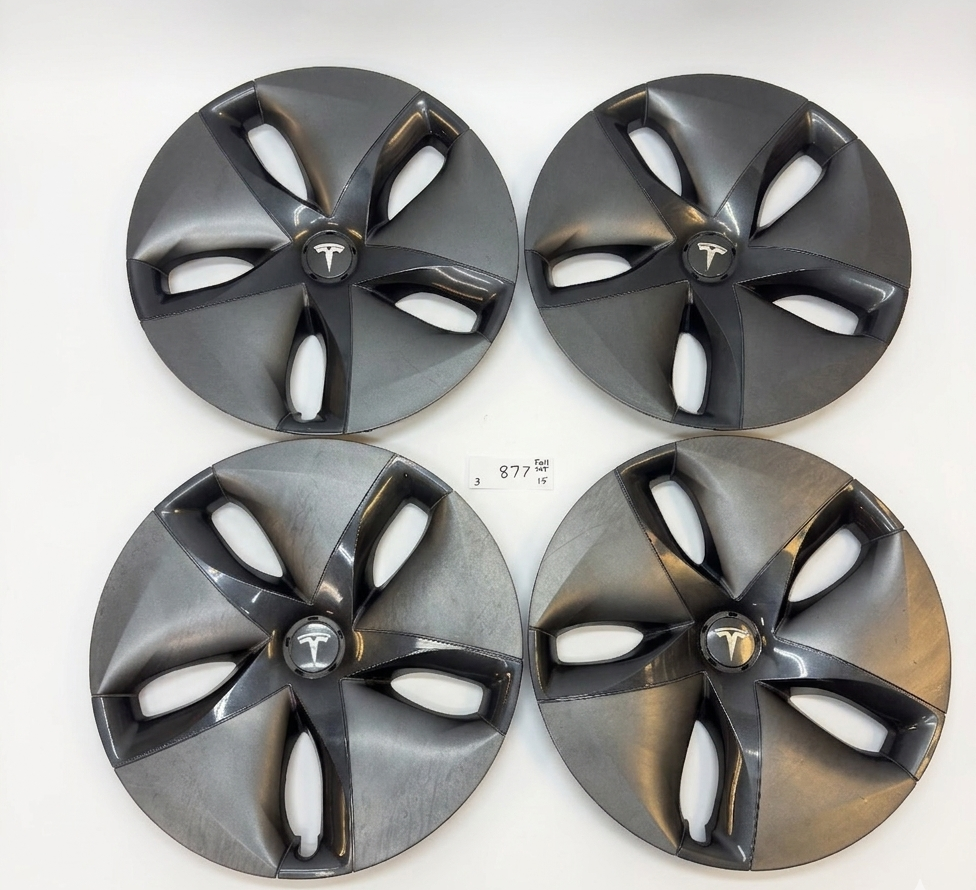 2017-2023 Tesla Model 3 M3 Aero Wheel Rim Cover Hub Cap 18'' Full Set