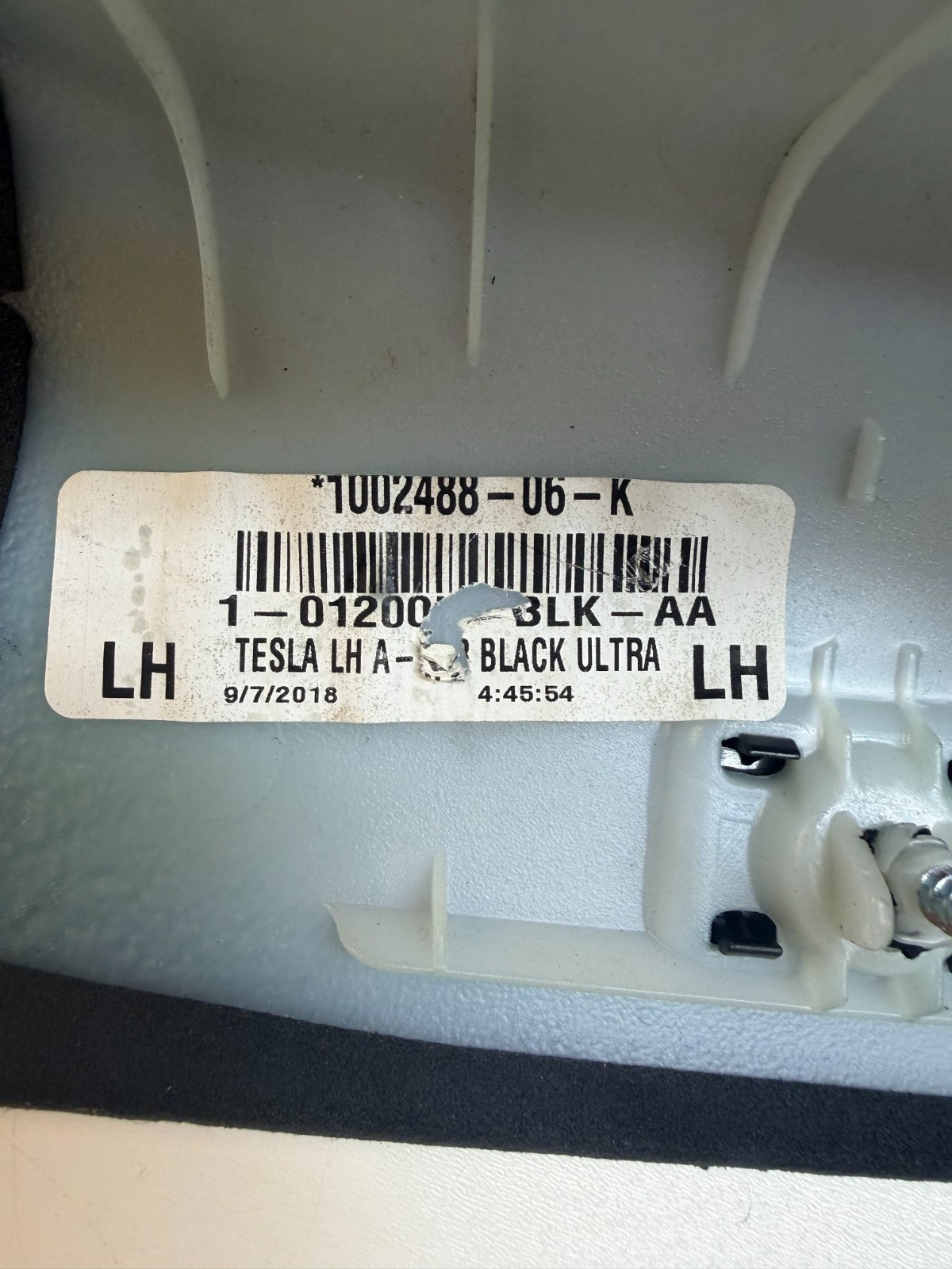 2012-2020 Tesla Model S Front Left Driver Side A Pillar Trim 1002488-06-K