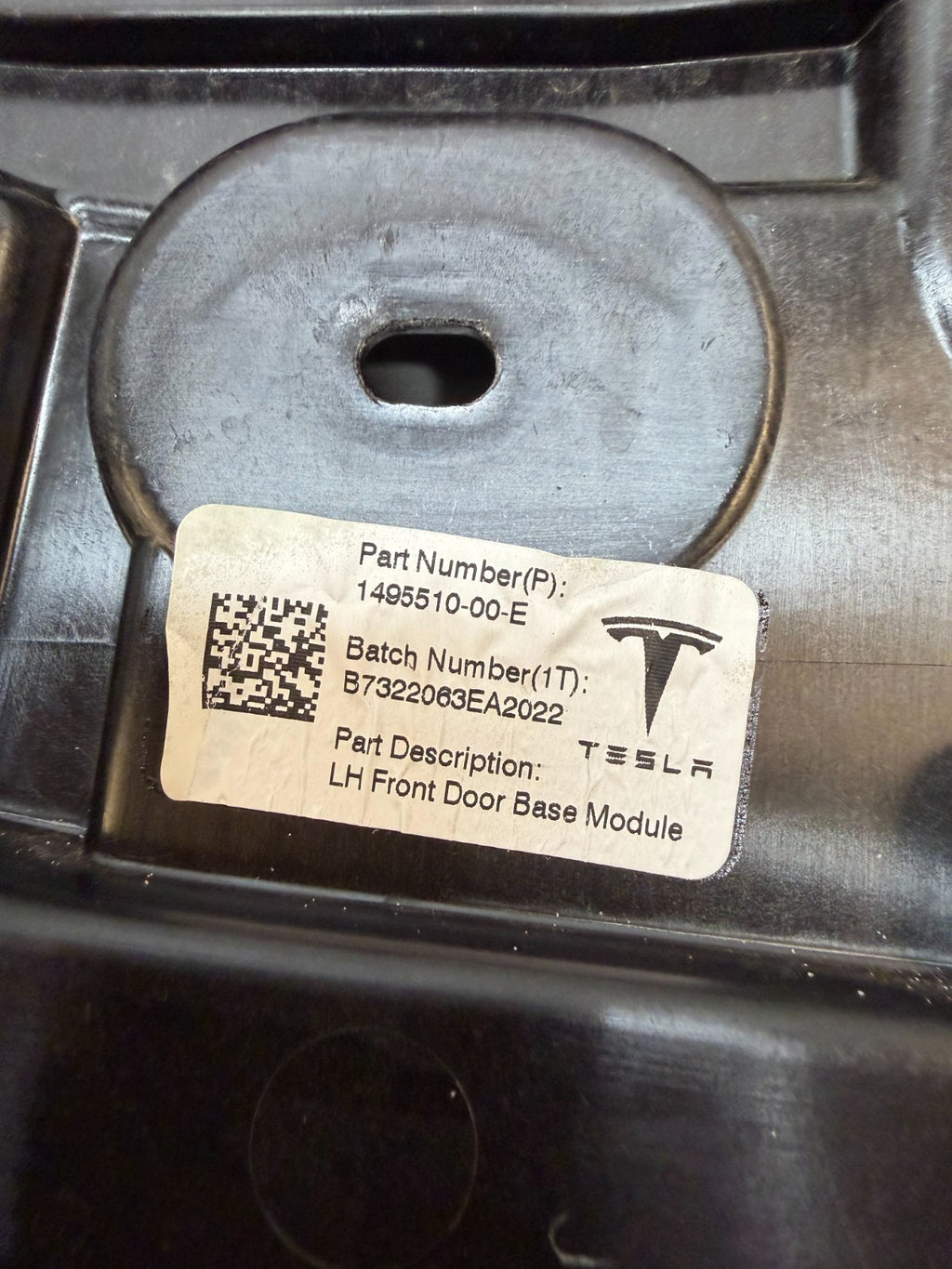 2020-2024 Tesla Model Y Front Left Window Regulator Motor Closeout 1495510-00-J