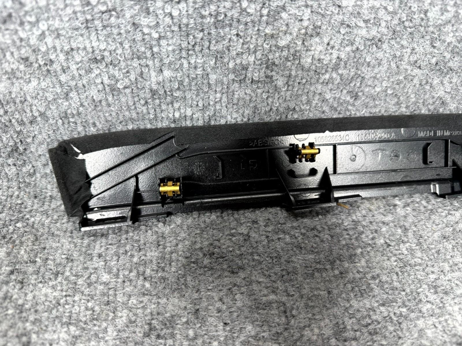 2016-2020 Tesla Model X Rear Left Driver Side Door Trim Panel OEM, 1055052-00-A