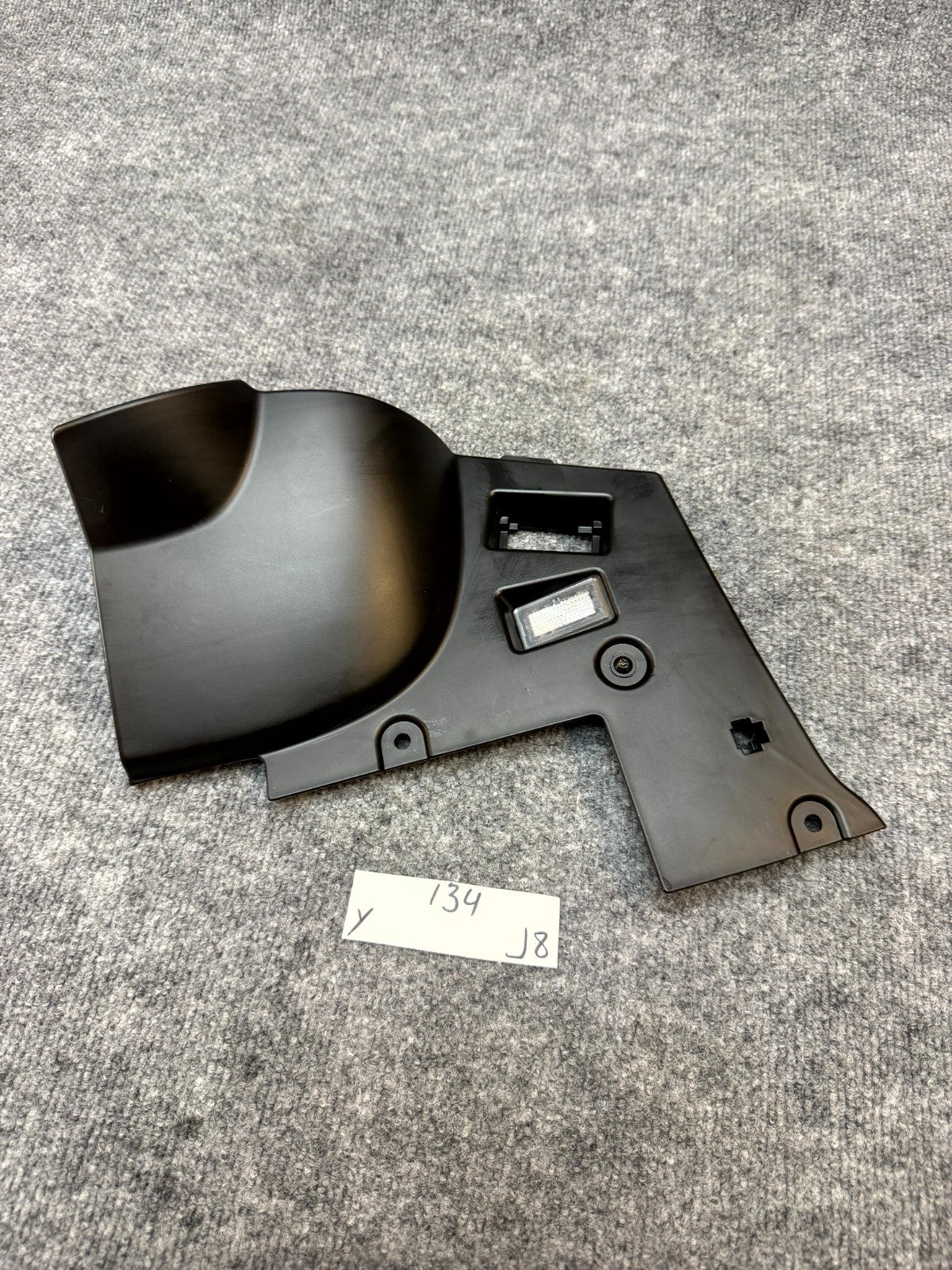 2020-2024 TESLA MODEL Y LEFT LOWER DASH FOOTWELL COVER TRIM OEM, 1507076-00-A